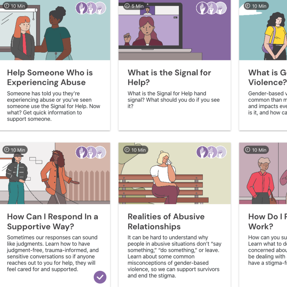 The Canadian Women's Foundation | Signal for Help