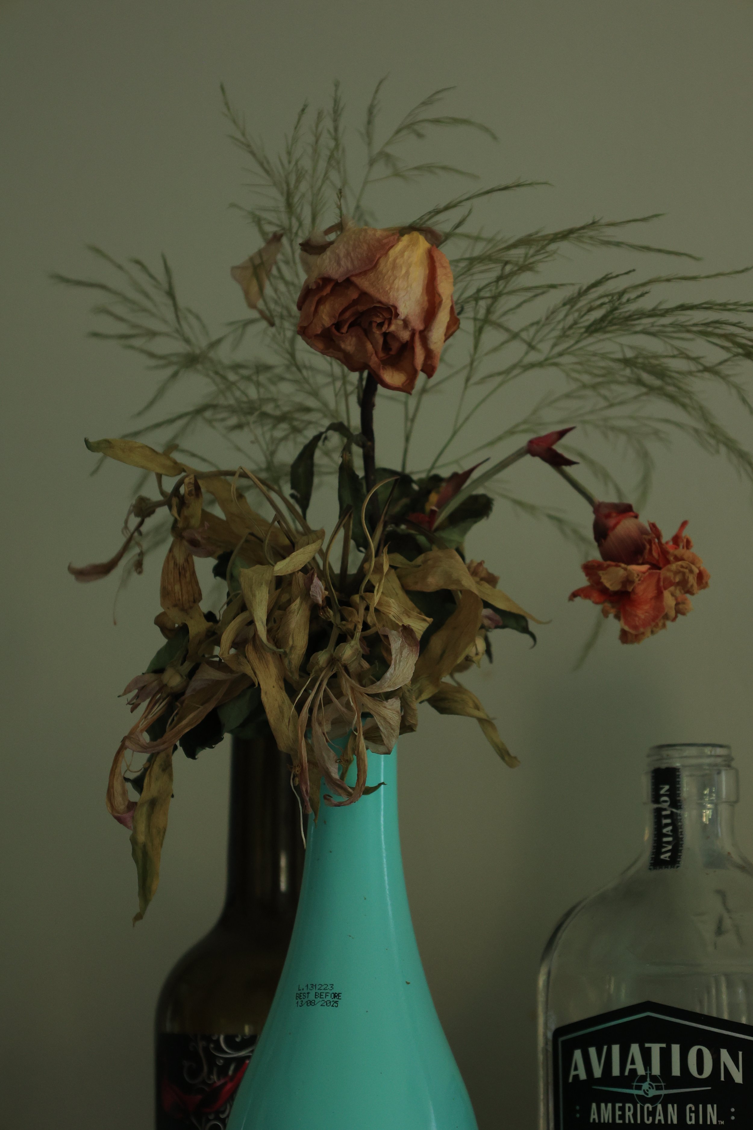 flowers in a bottle