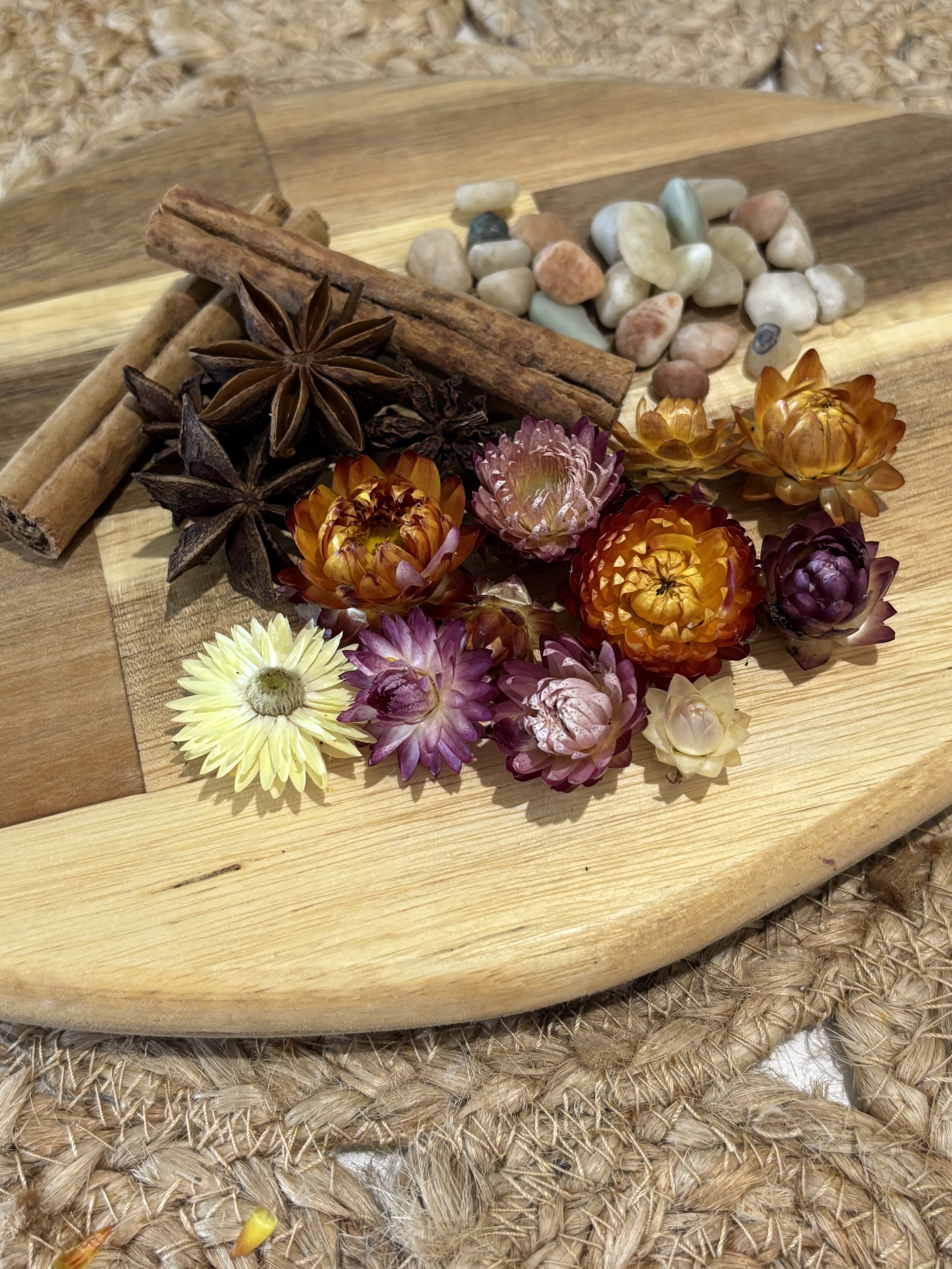 Dried Strawflowers