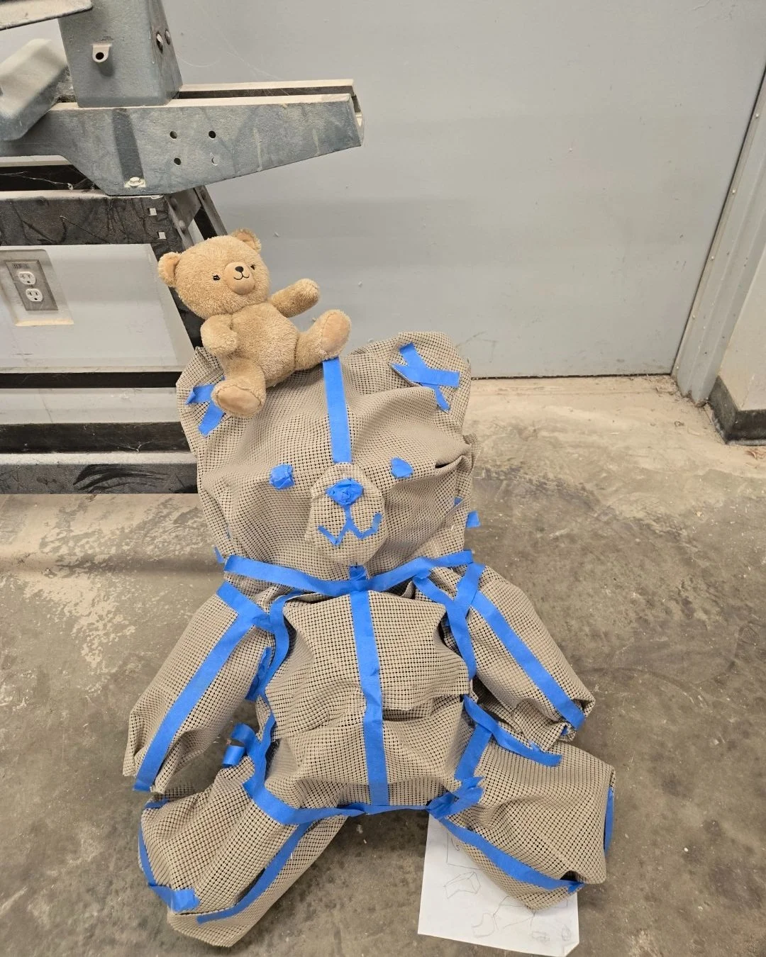 Plywood Teddy (With Skin)