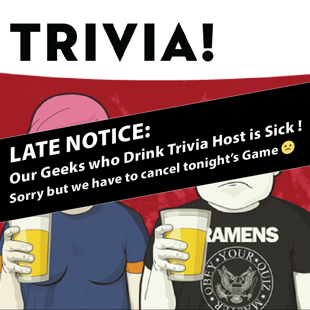CANCELED! Trivia Night at T-Rock