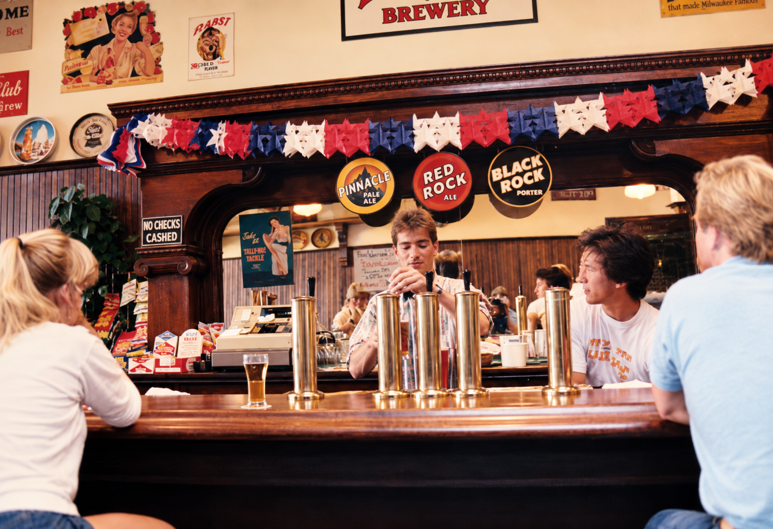 The bar circa 1989
