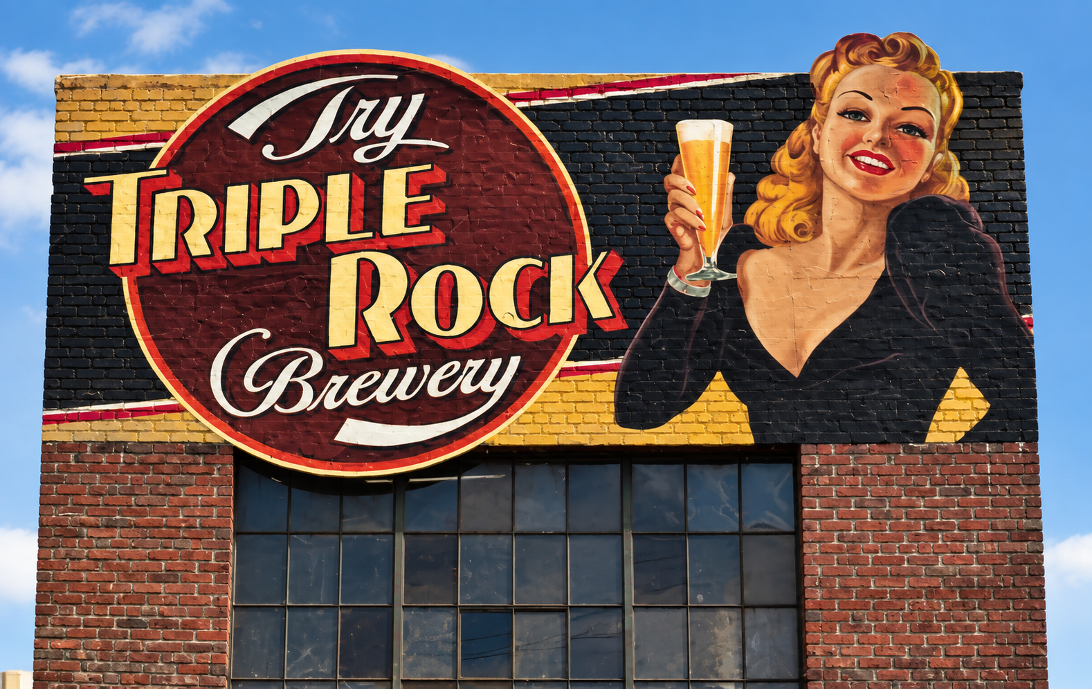 Billboard on our warehouse facing Highway 24 circa 1990