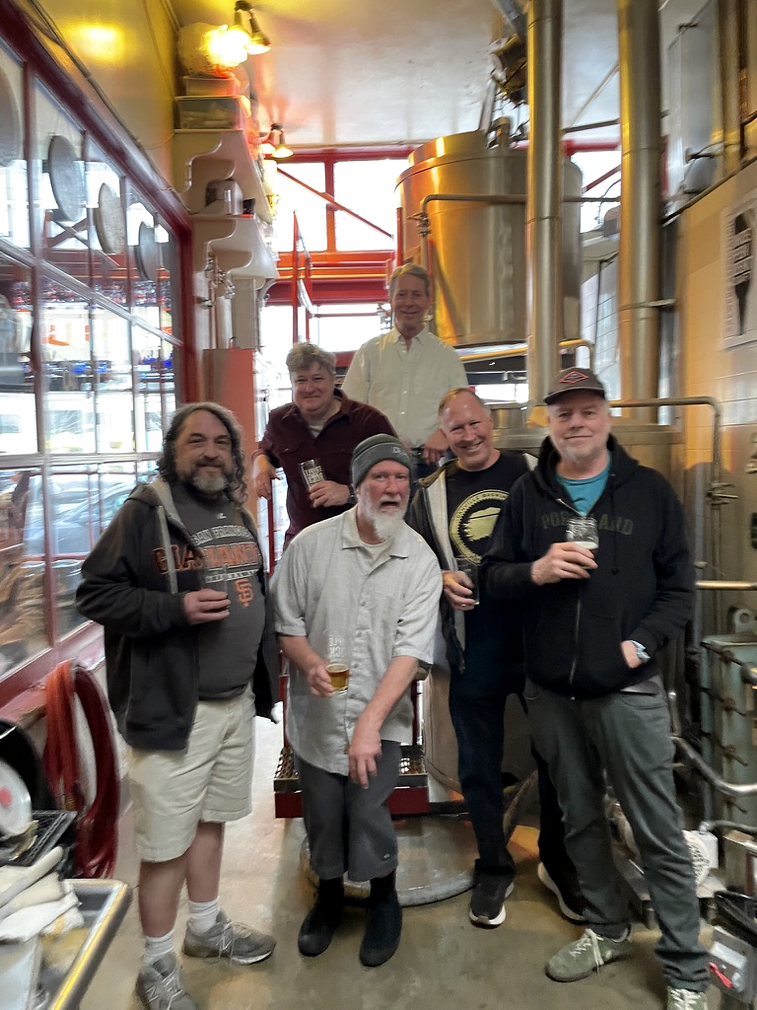 (Left to right) Rick Warner, Jeff Kimpe, Rodger Davis, Reid, Roger Lind &amp; Shaun O’Sullivan - 2026 40th Anniversary