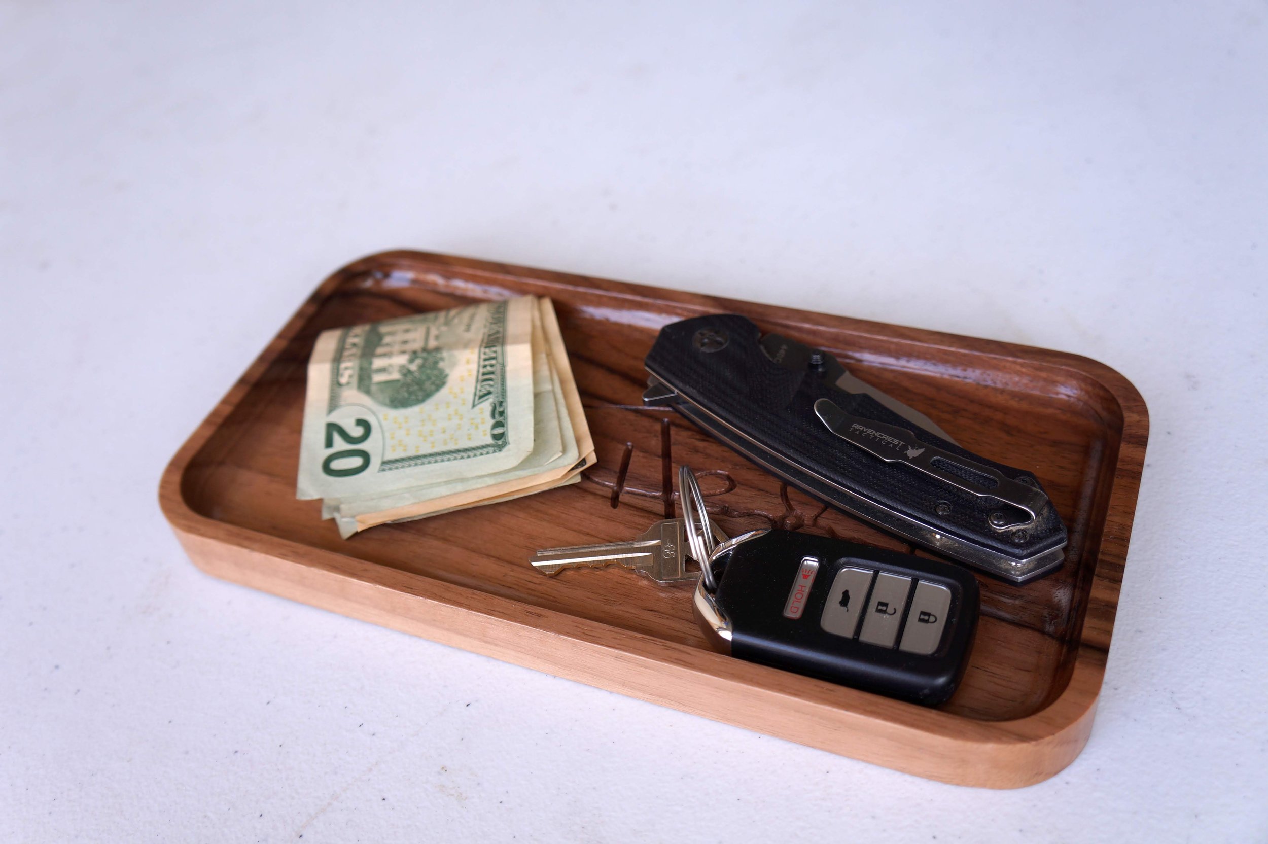 Custom Wood Valet tray