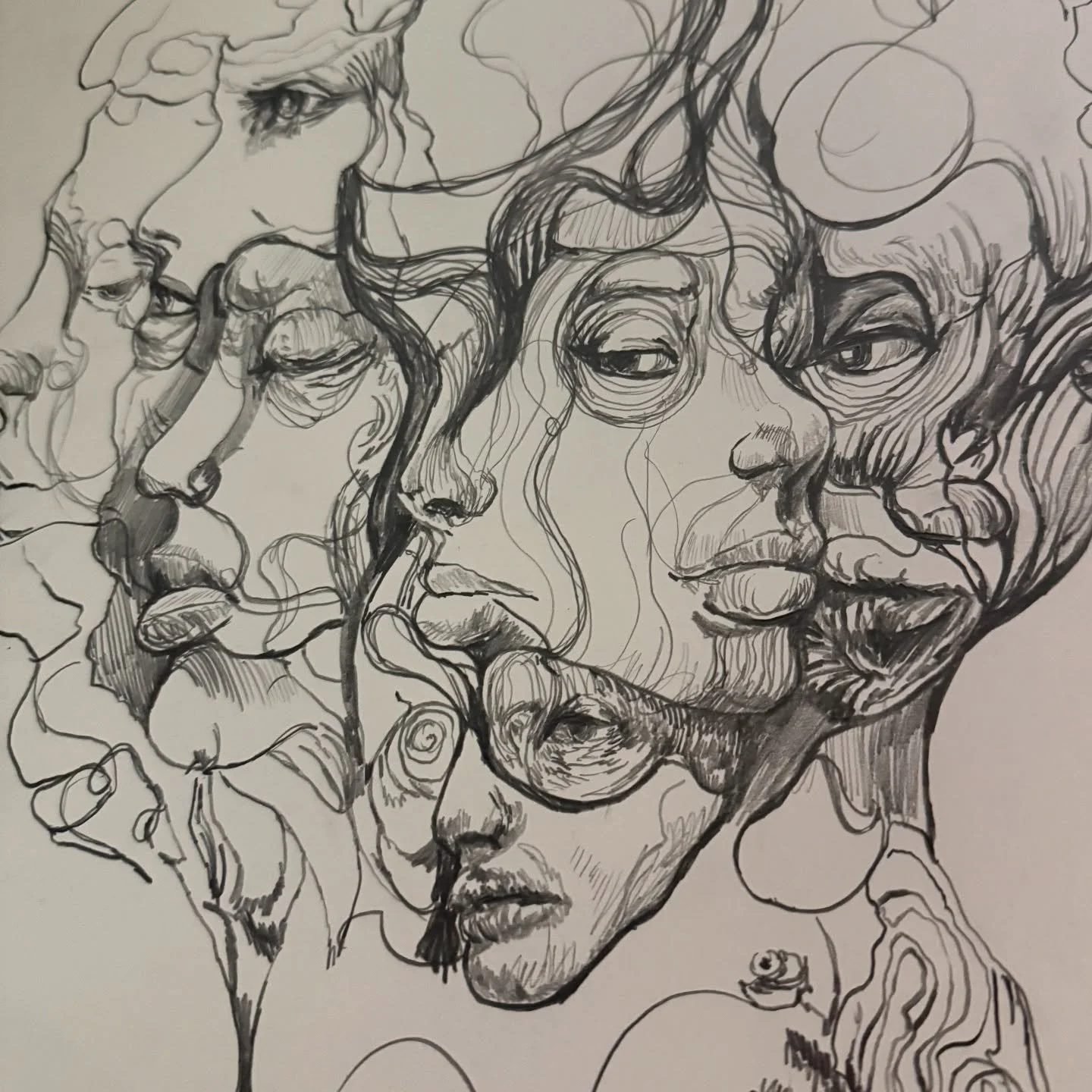 Something funky in pencil in progress! #graphitepencil