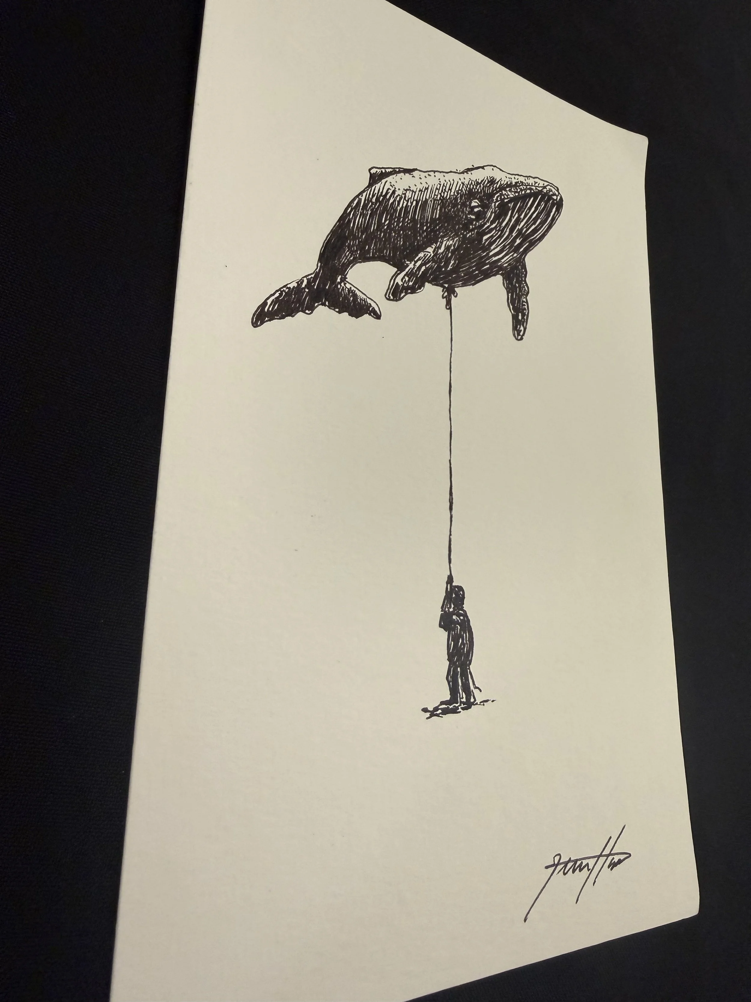 "Heavy" Original Drawing