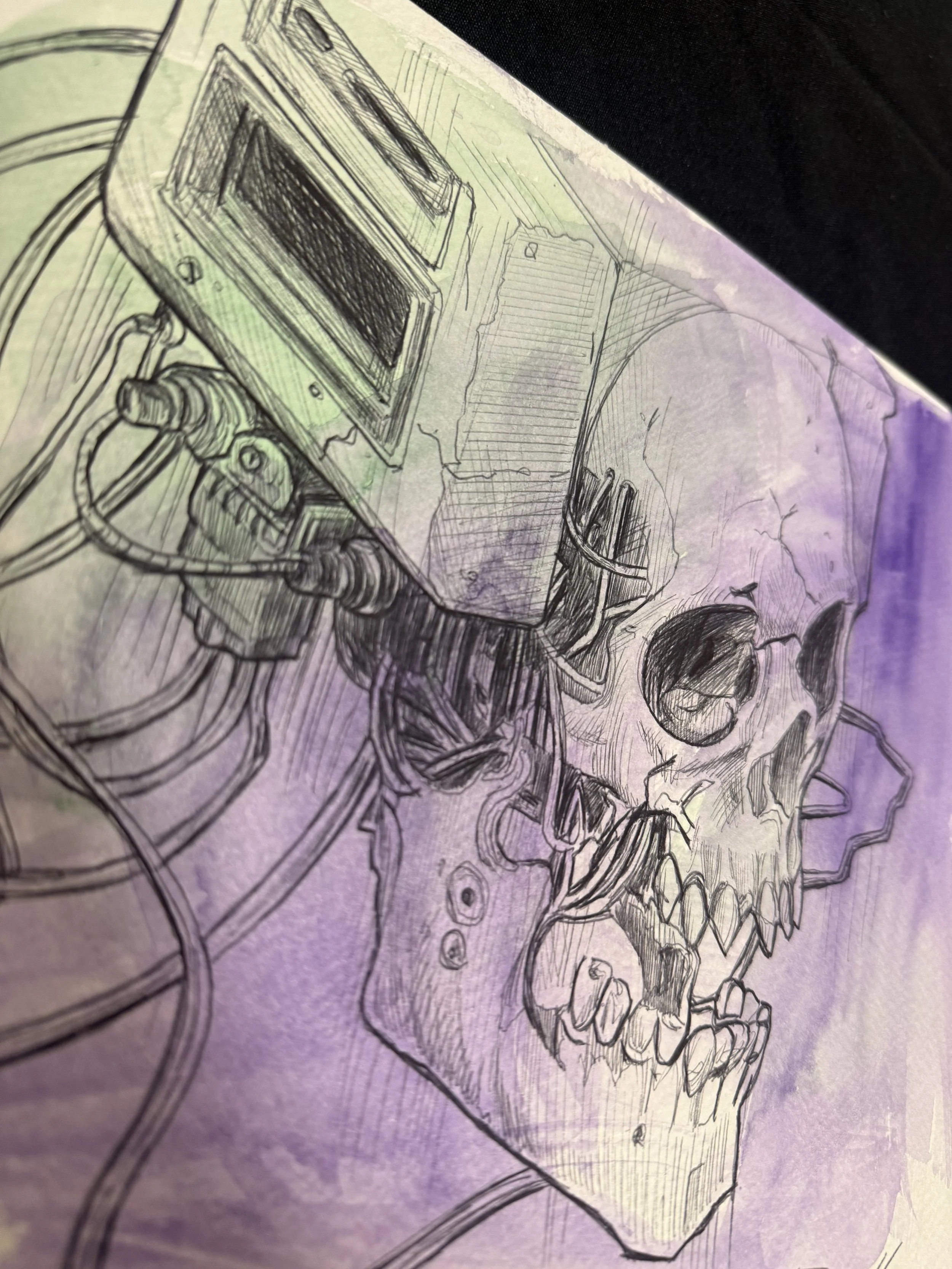 "Game Over" Original Drawing