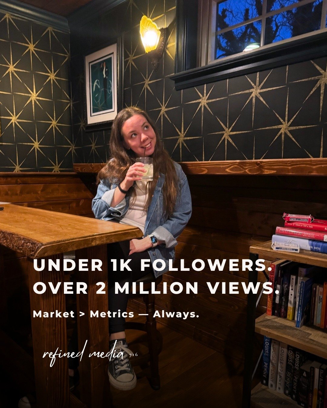 Not bad for a team whose been working pretty much exclusively behind scenes. Our *social* accounts have under 800+ 'followers'... but what we&rsquo;ve watched  happen again and again &mdash; brands with small audiences making a big impact.
Because wh