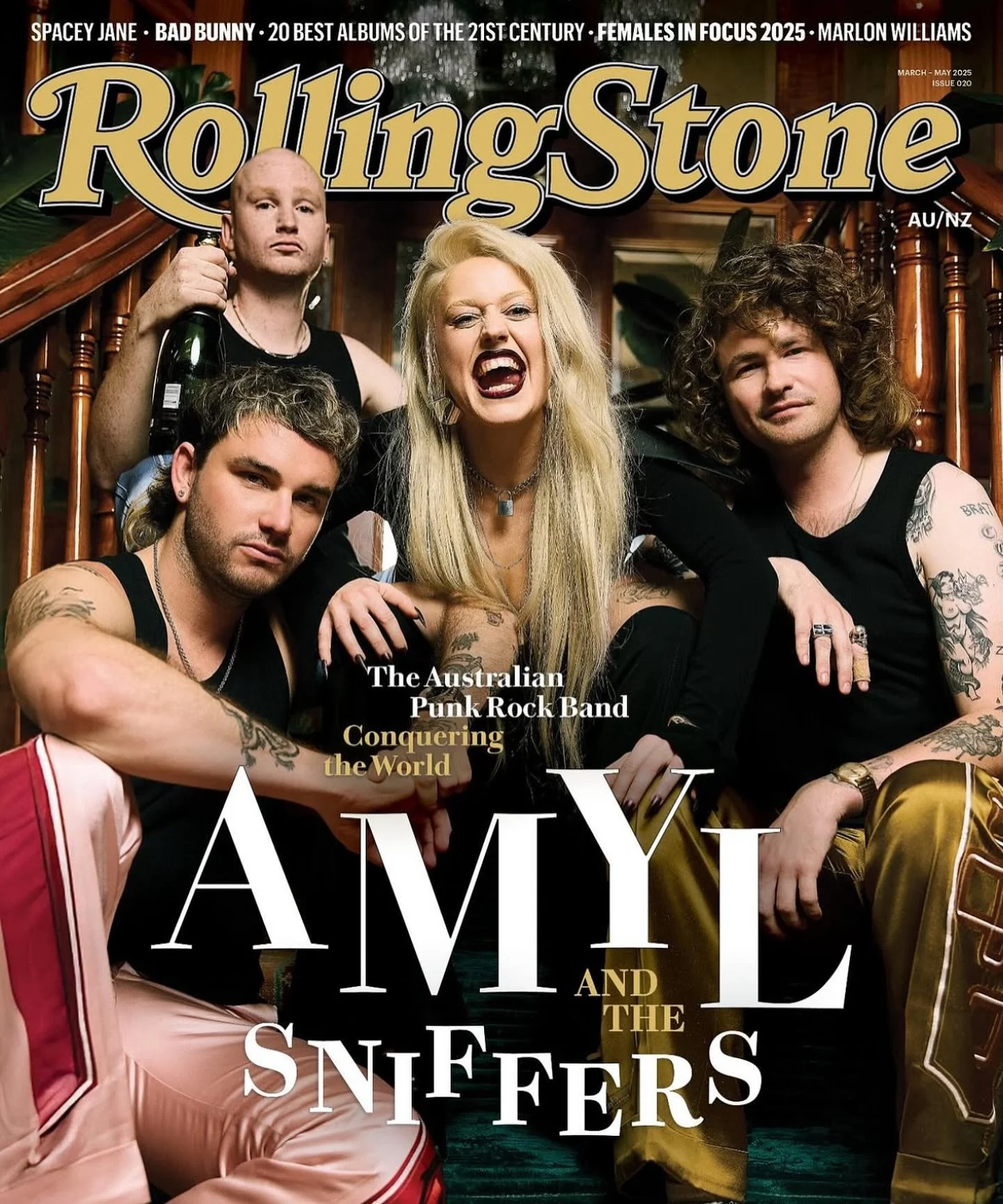 @amylandthesniffers for @rollingstoneaus 

Super proud moment this is my first front cover ❤️ 

Feature writer: James Jennings (@jamesjenningswriter)
Head of Studio &amp; Project: Brad Arnold (@barnoldstuff)
Photographer + Creative: Michelle Pitiris 