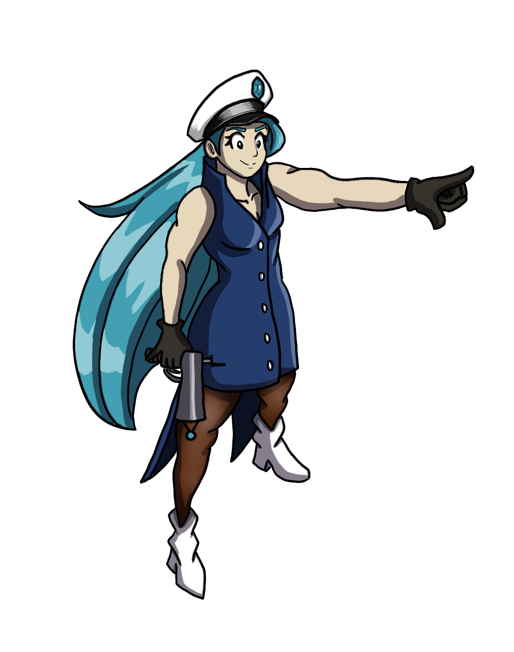 Character Concept - Human Space Ship Captain