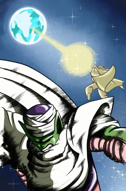 Piccolo Destroying the Moon