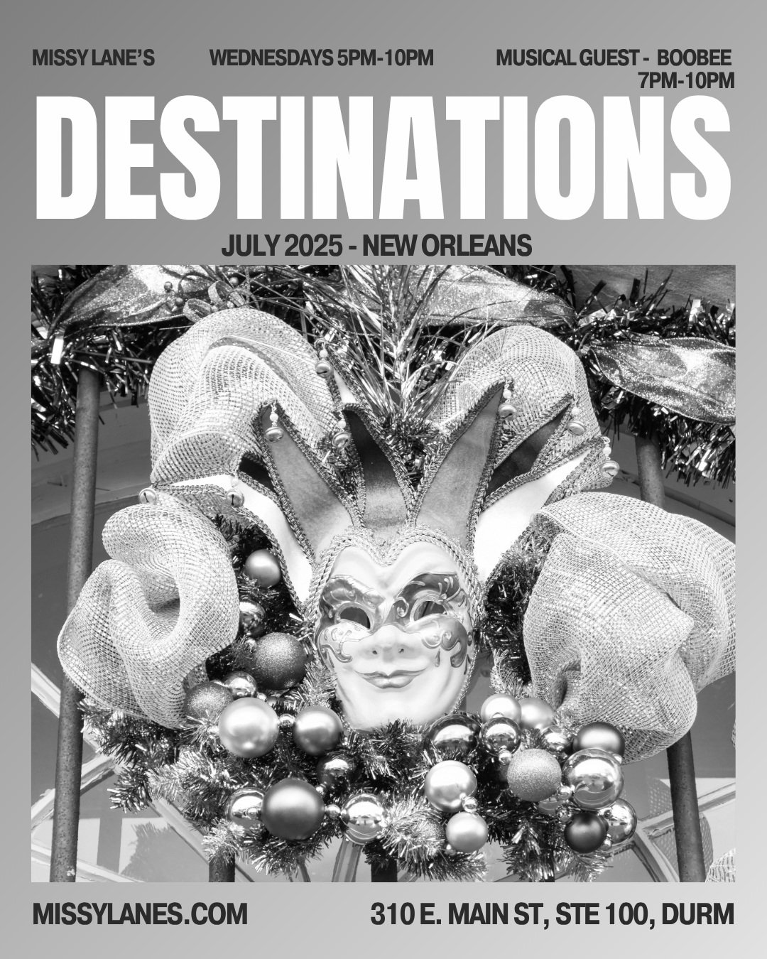 DESTINATIONS: A Culinary Tour - NEW ORLEANS EDITION