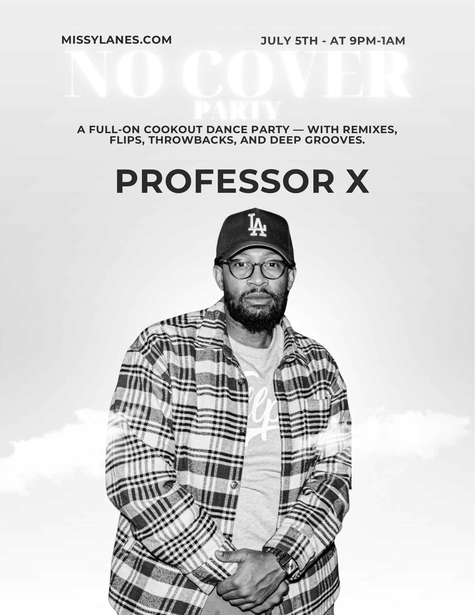 No Cover Party with Professor X