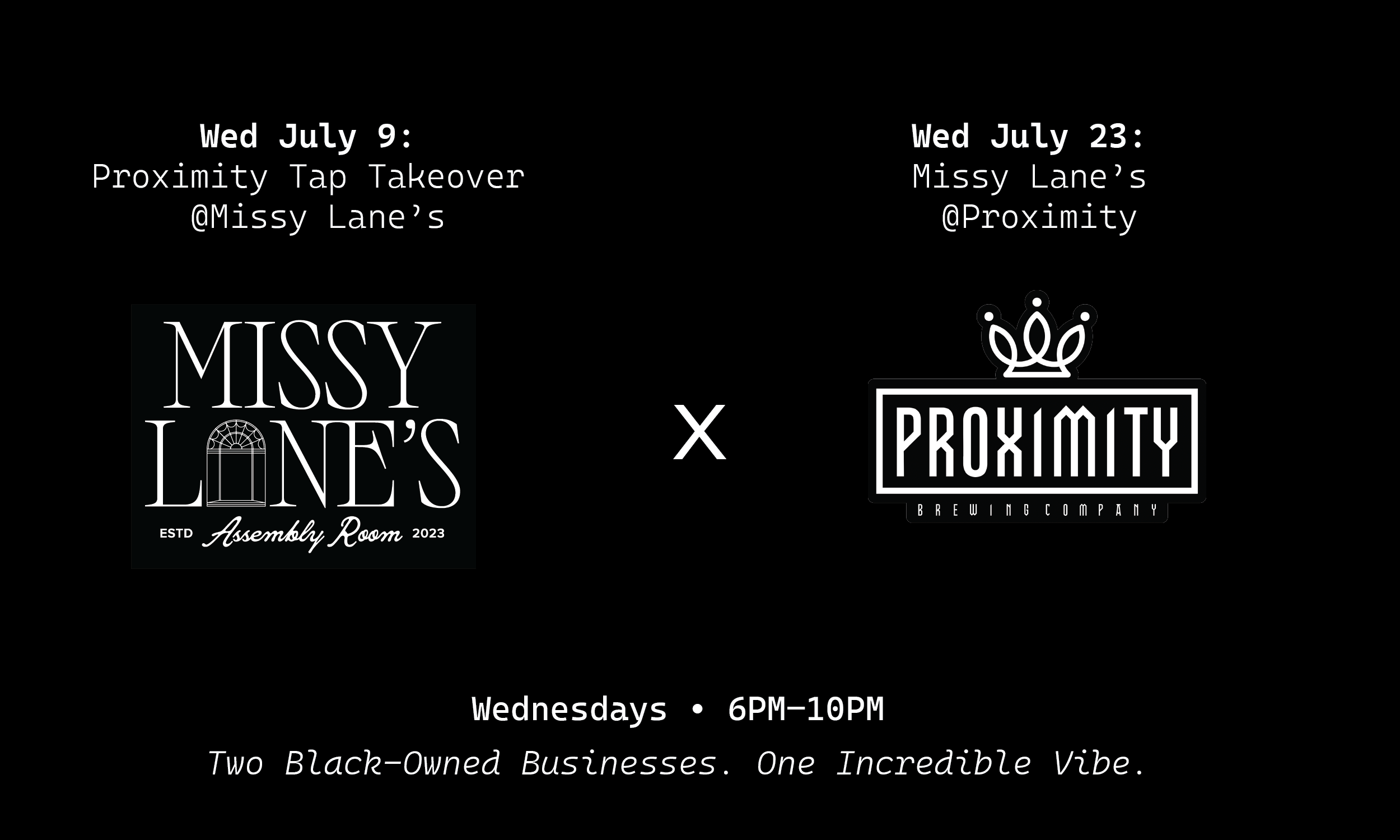 Missy Lane’s Grub Night Pop-Up at Proximity Brewing