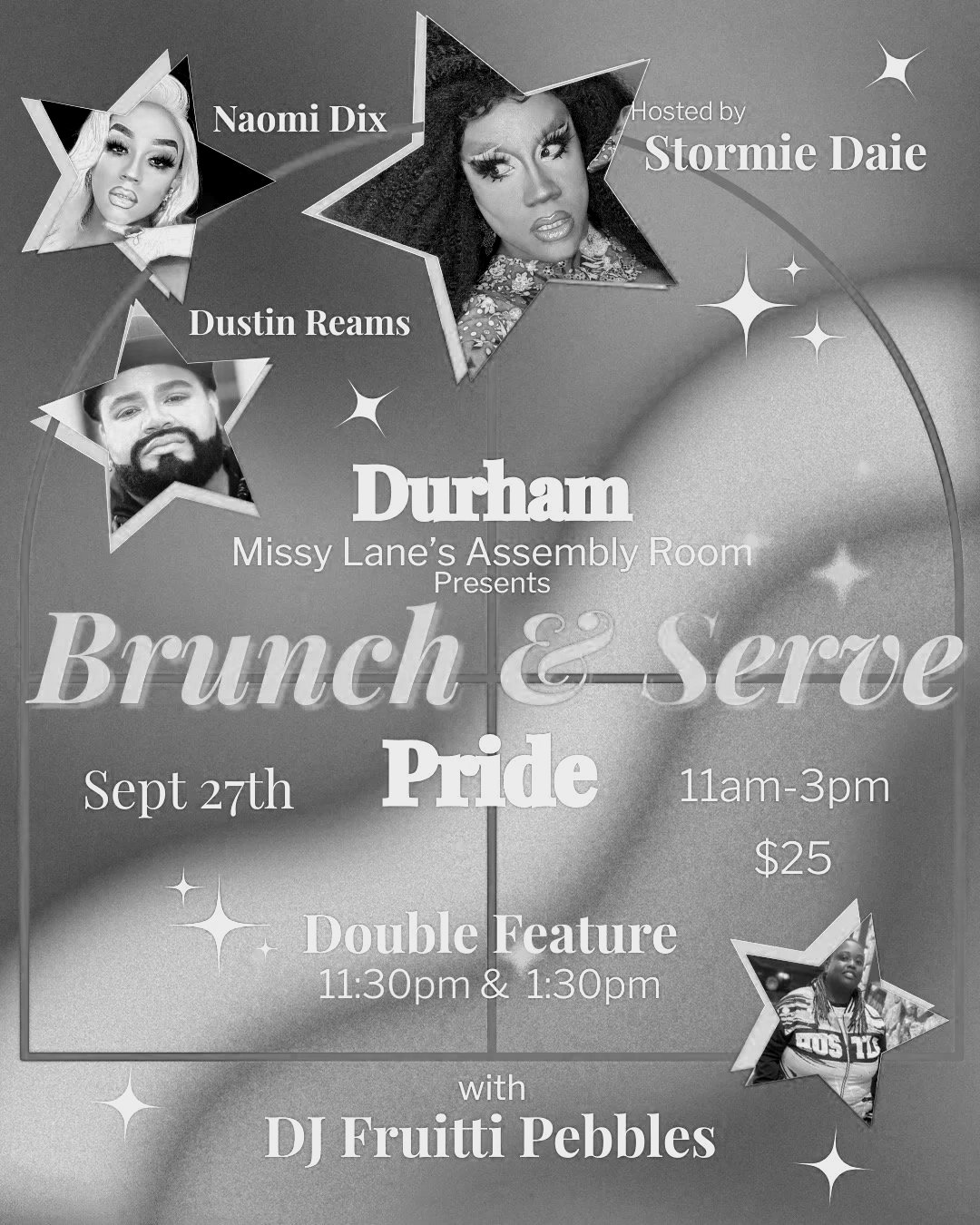 DURHAM PRIDE DRAG BRUNCH HOSTED BY STORMIE DAIE