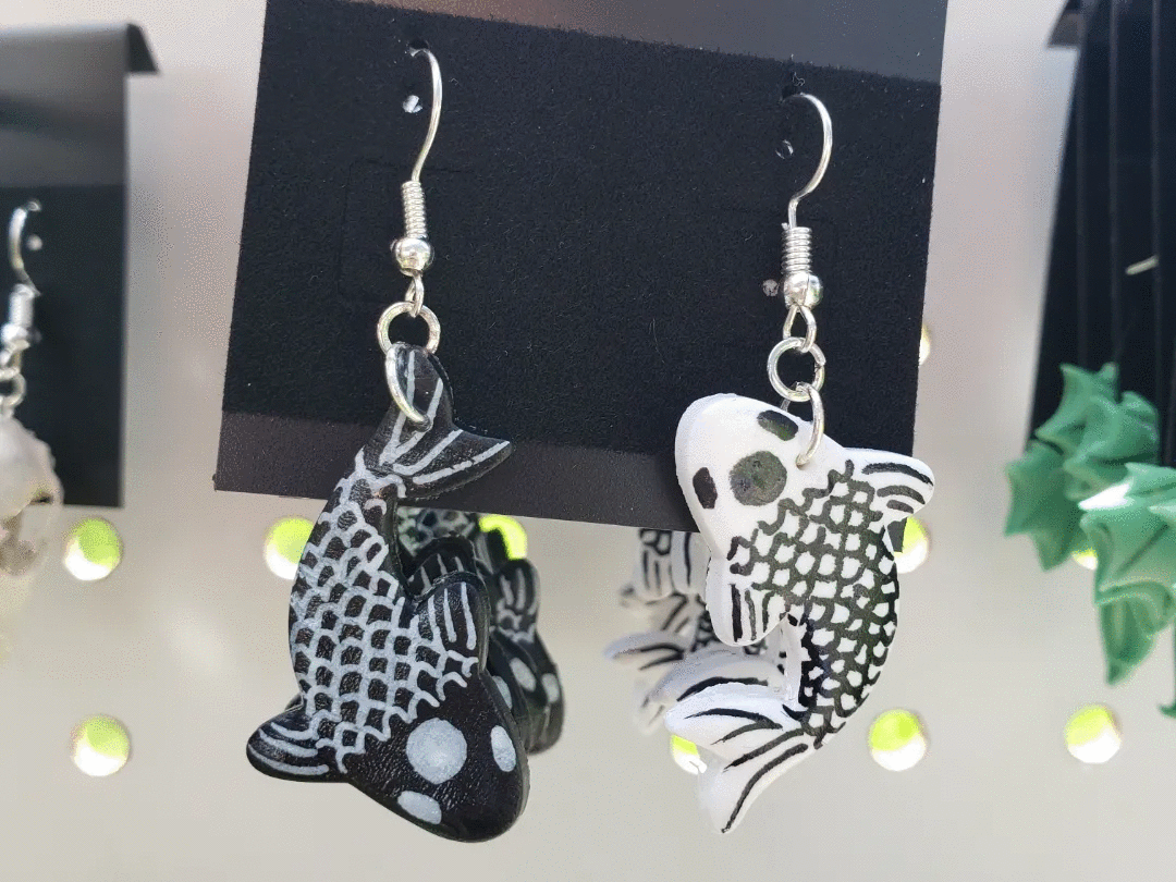 Koi Fish Earrings (Yin Yang)