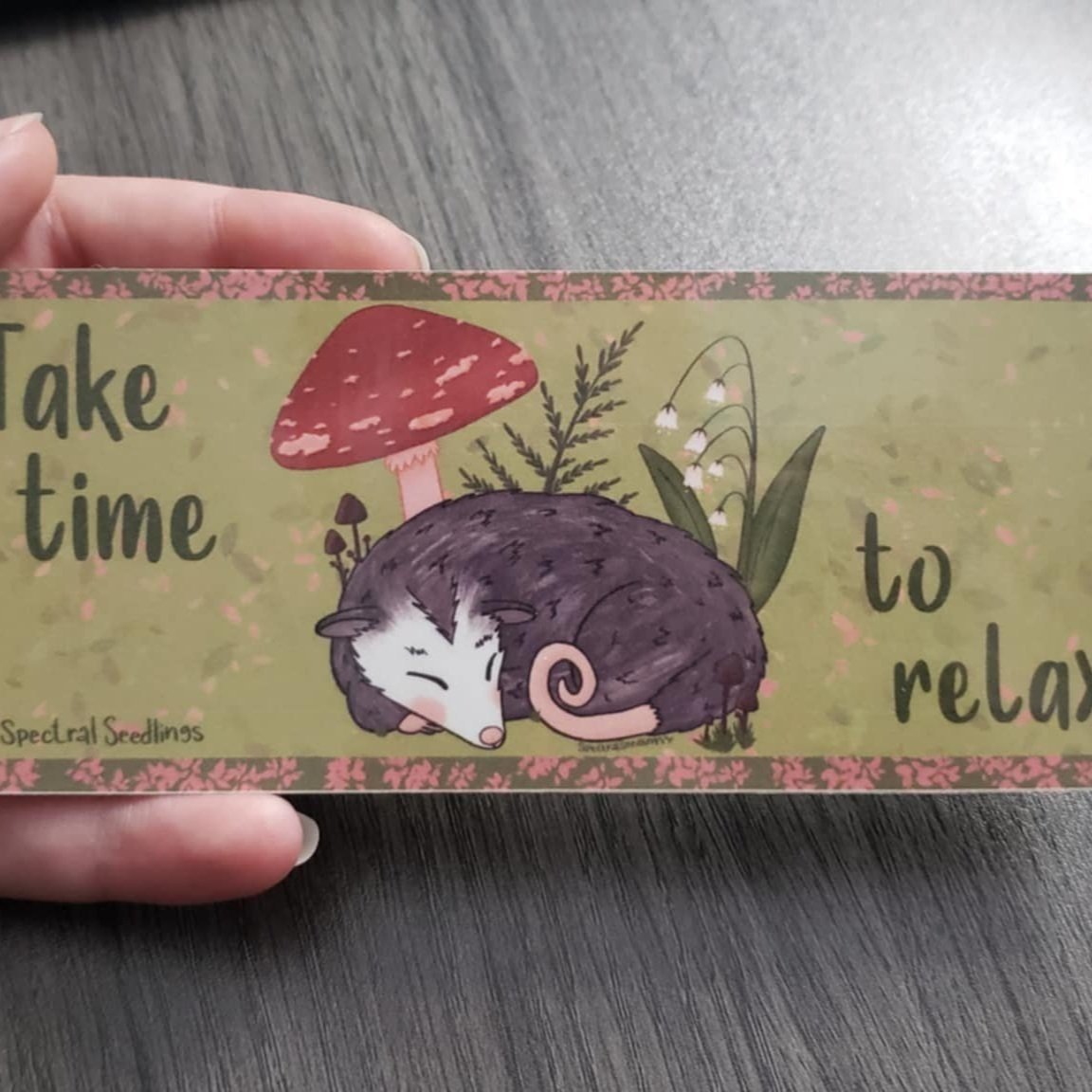 Opossum Bookmark
