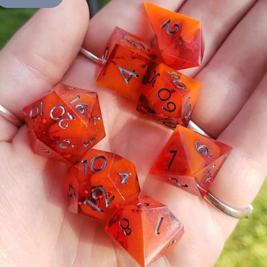 Orange Dice