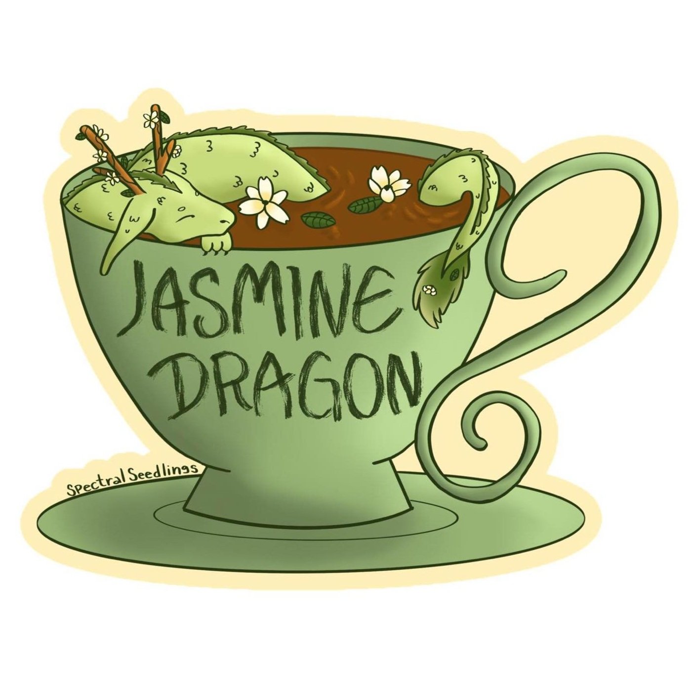 Jasmine Dragon Sticker