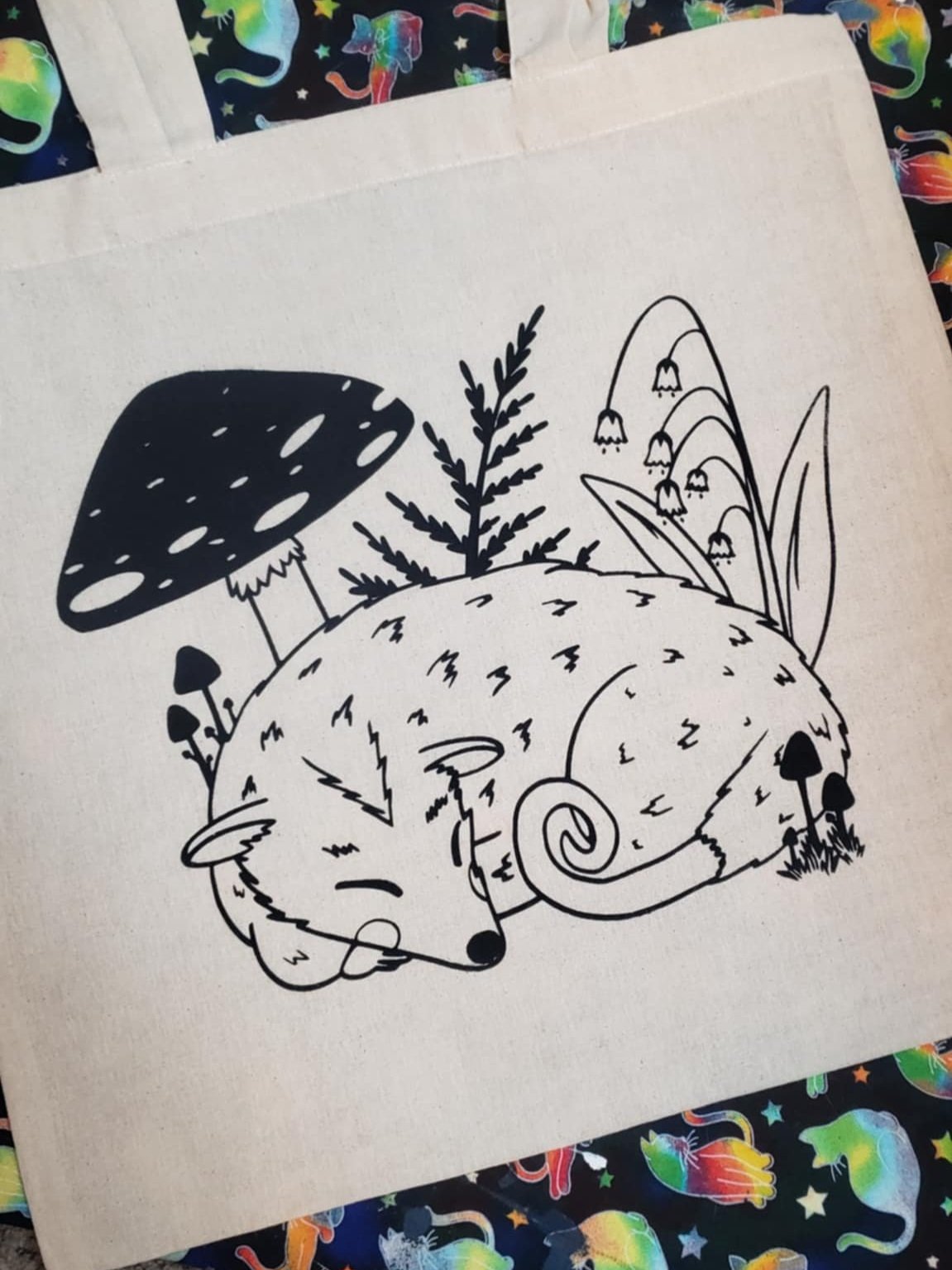 Opossum Tote Bag