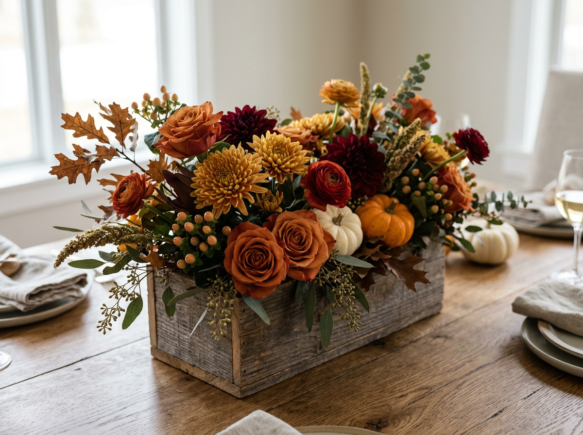 November 21, 2026 ~ Seasonal Floral Workshop: Thanksgiving Centerpiece