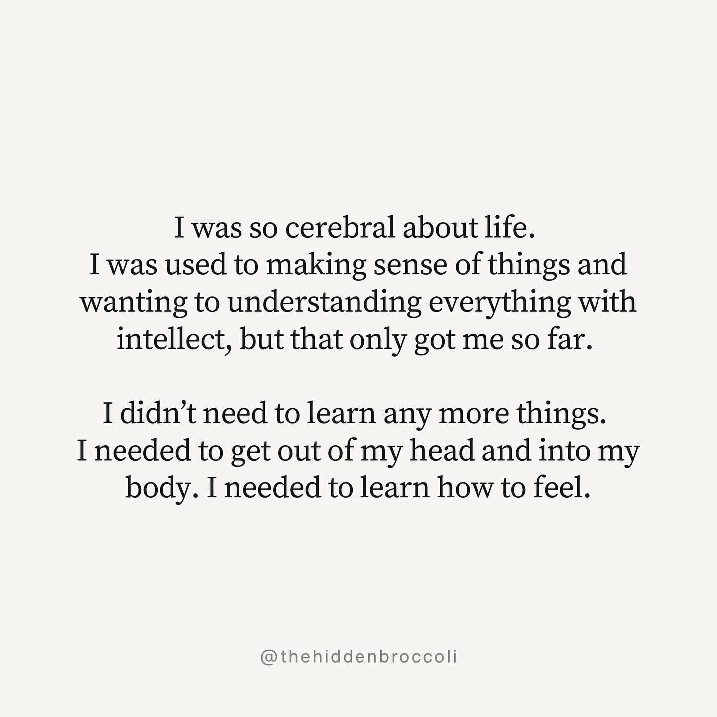 Learning how to feel.

✍🏼 by @ivanamaria 

#feelings #emotionalintelligence #mentalhealth #selflovejourney #healingjourney