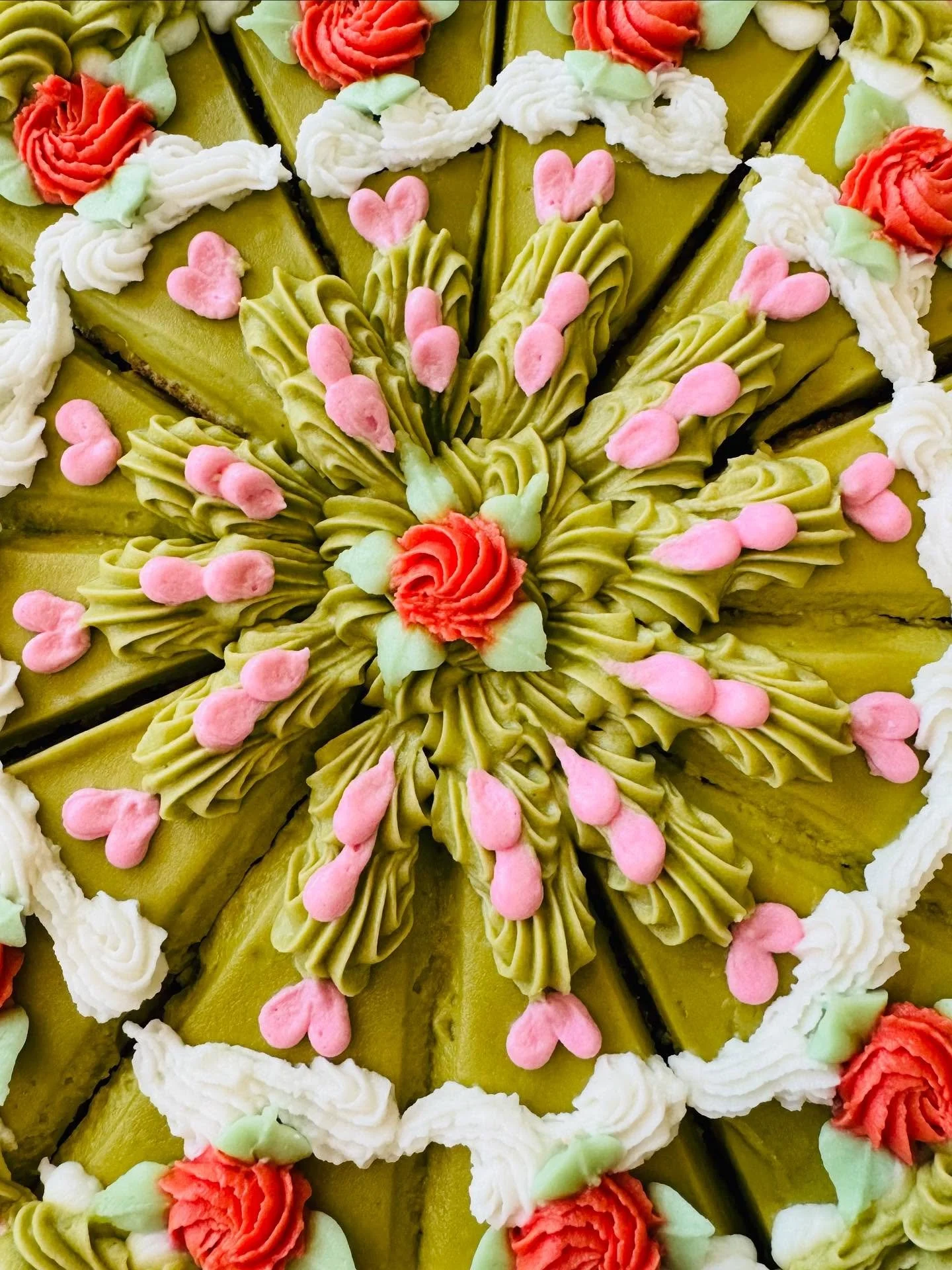 Today we are celebrating Juniper&rsquo;s birthday with a lovely peach cake filled with even more peach preserves and iced in a matcha whipped icing!&nbsp;

Juniper has been with pattycake for about three months as a cake decorator! They got the job a
