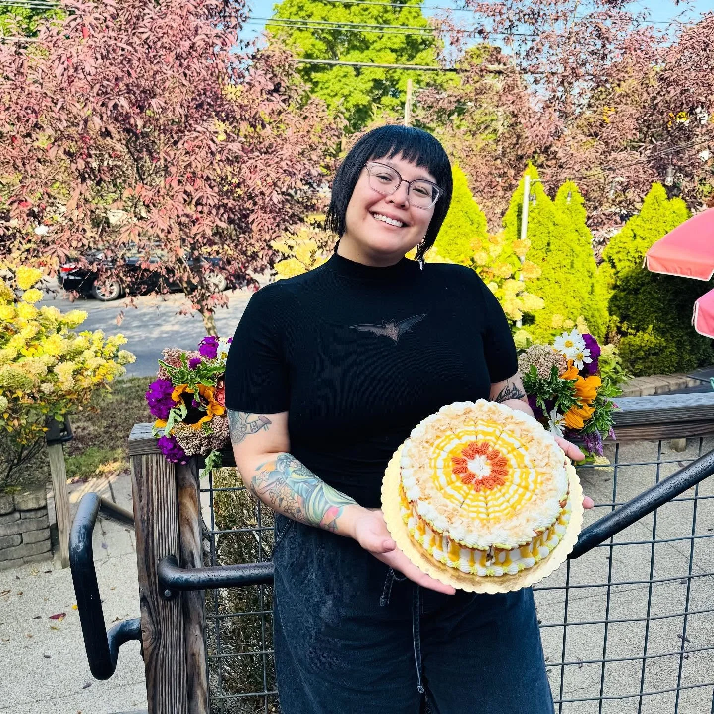 Today we are celebrating Tatiana&rsquo;s birthday with a mango cake filled with layers of vanilla whipped frosting, toasted coconut and coconut frosting on the outside, and a fruity mango drizzle on top!&nbsp;

Tatiana is always serene and poised, br