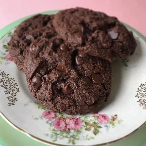 Treat yourself to our rich double chocolate xo cookies! Available in regular or a gluten-free version.