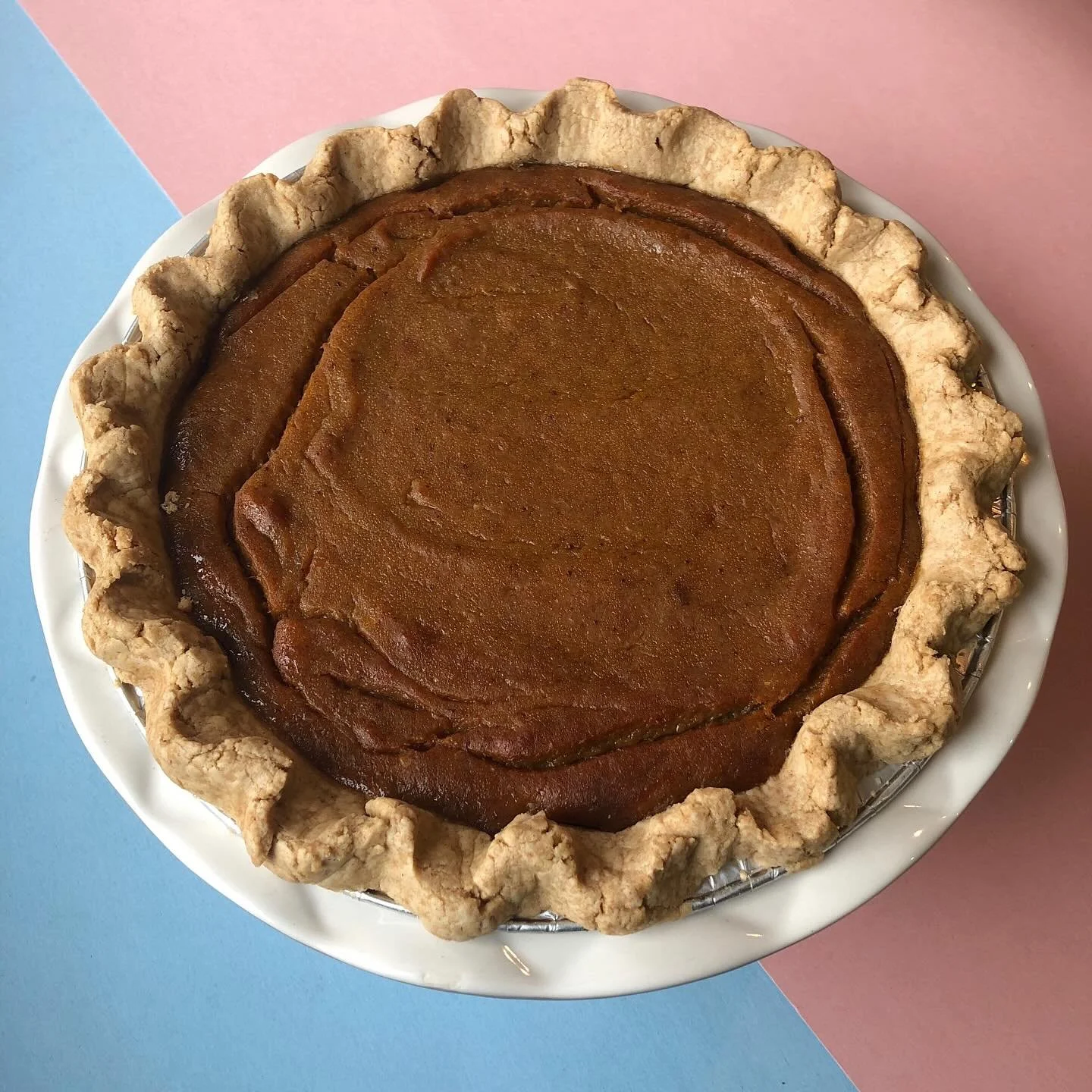 Get your pre-order in for our pumpkin pies and more on our website! Link in bio.