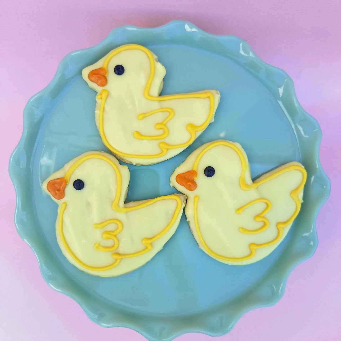 @columbuslibrary whetstone branch duckling day is only two weeks away. We're looking forward to another year of duck watching from our window. Celebrate with us starting today with our spring duck cut-out cookies!
