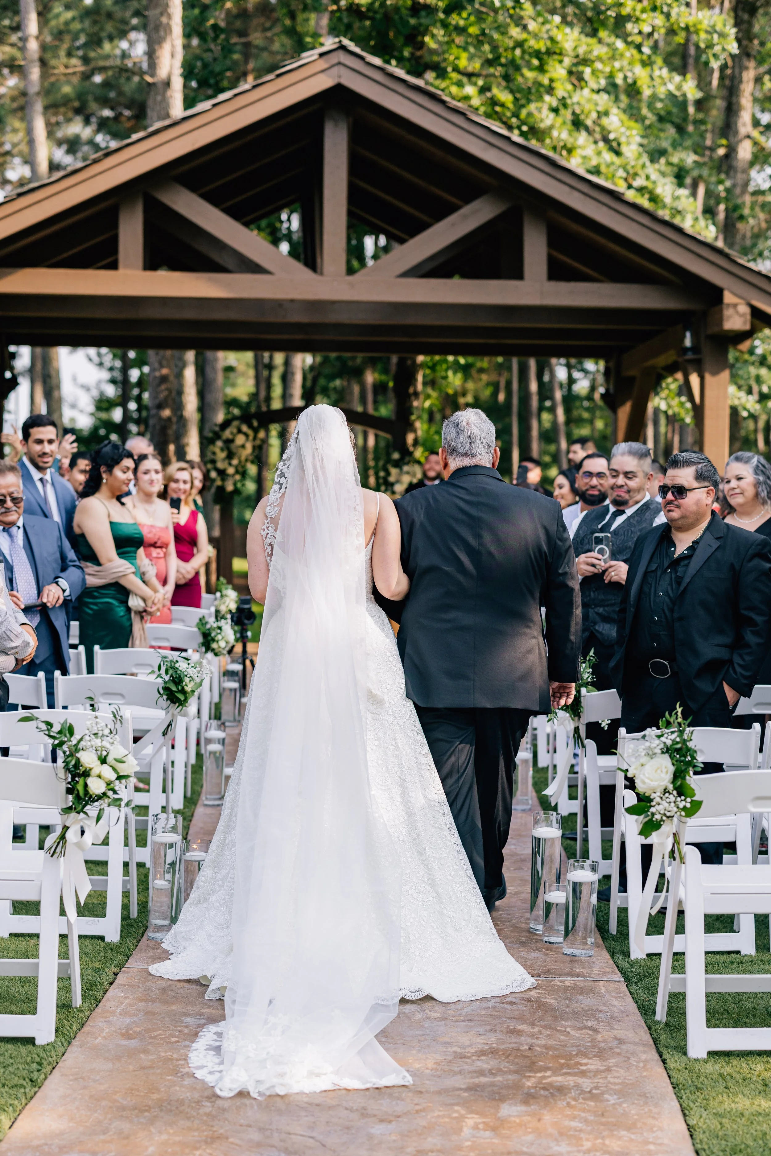 Wedding ceremony coordinated by Blush Your Heart Wedding Company, Houston Texas