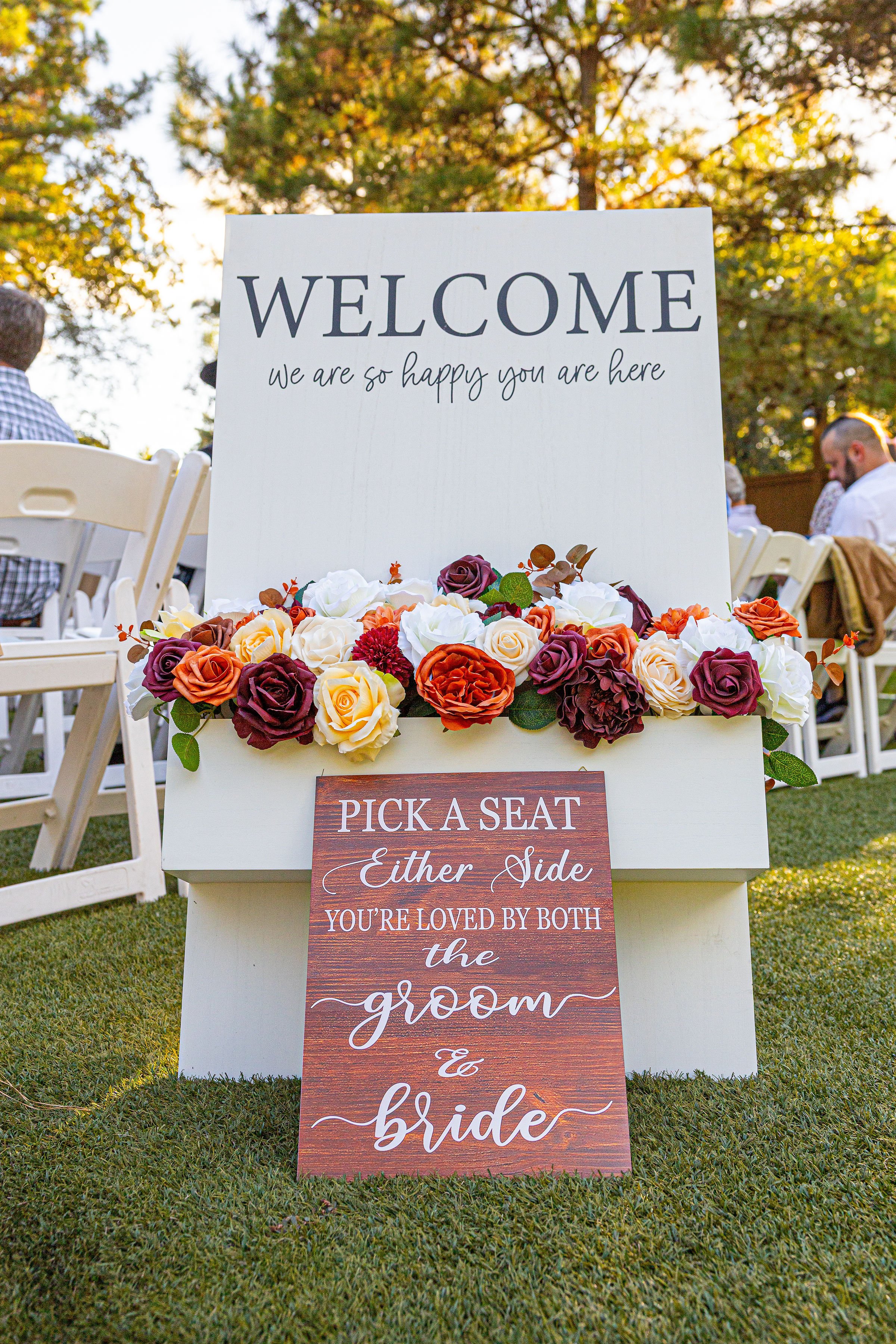 Houston Fall Wedding ceremony Texas