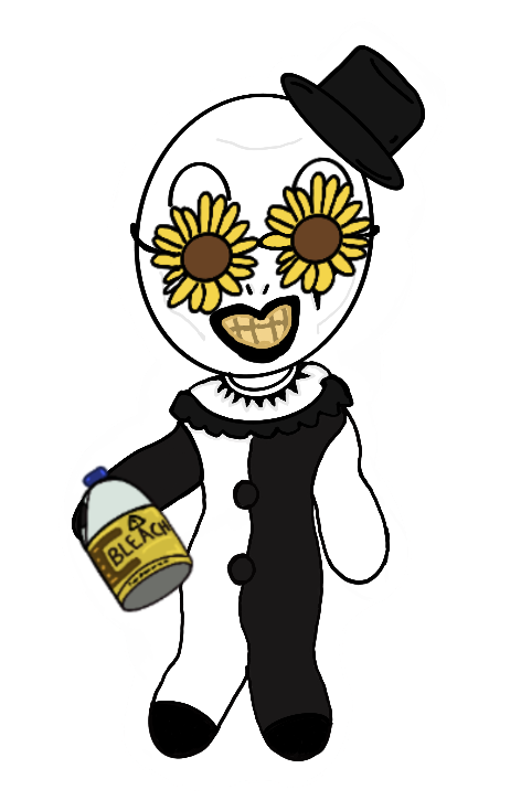 Art [Terrifier] w/Flower Glasses & Bleach Magnet