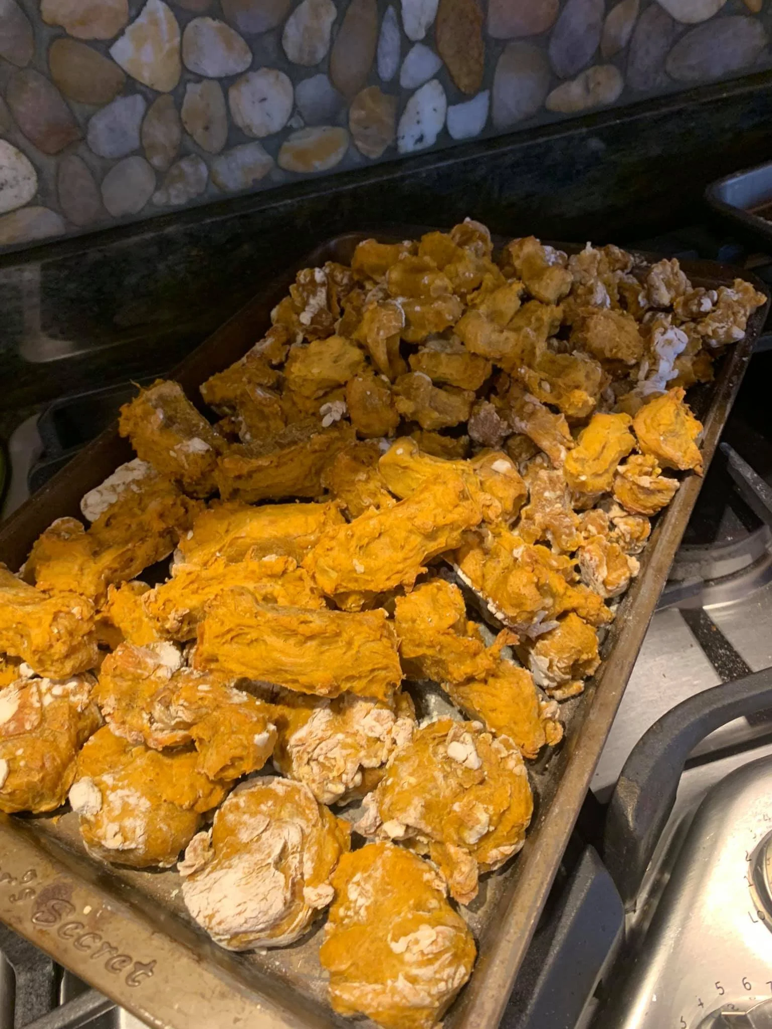 Homemade PB Pumpkin Dog Treats