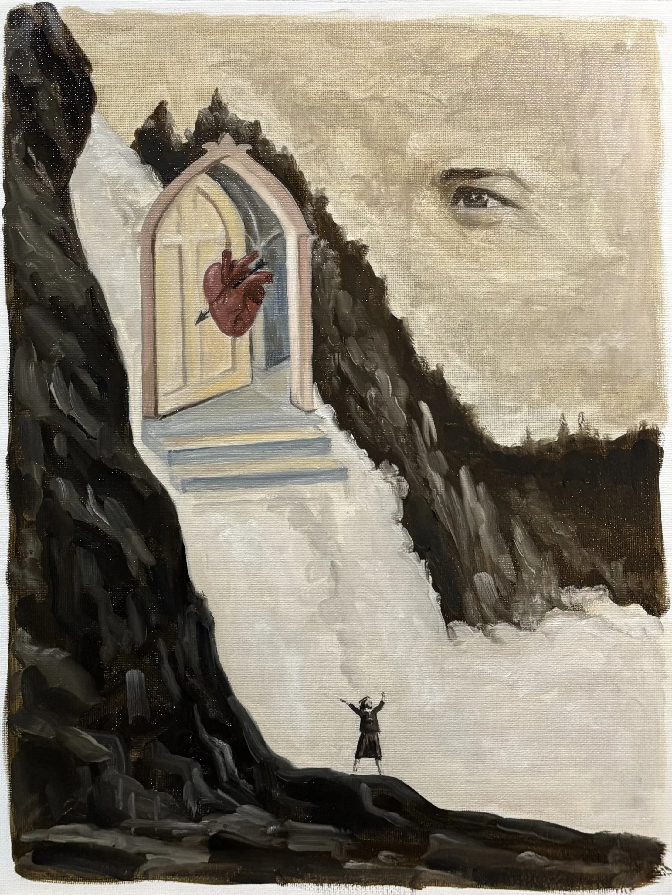 Center of the Universe - 1/22/26 - 12x16" oil on canvas