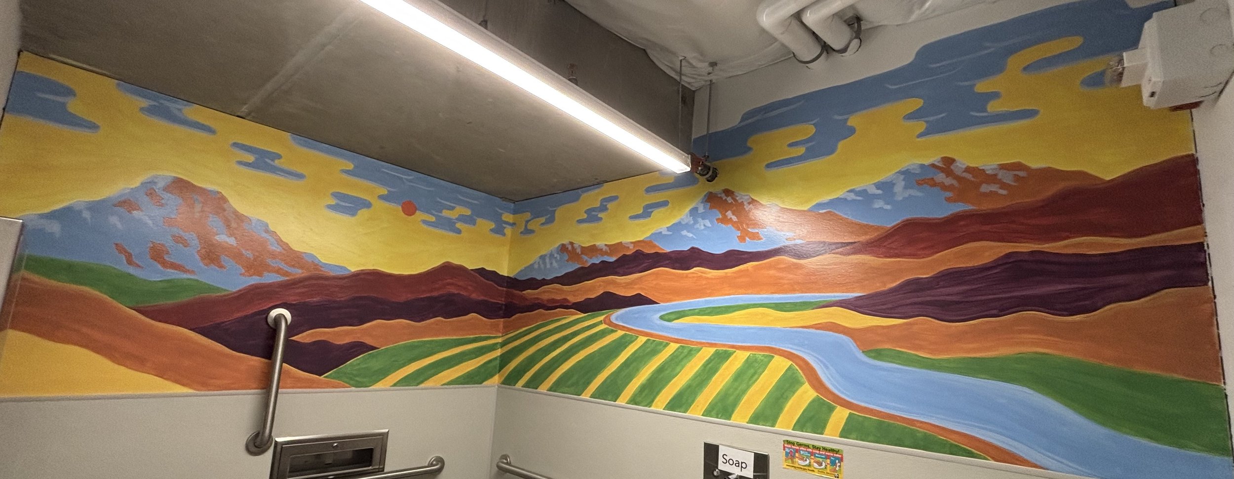 Mural for Neighborhood Farmers Markets, May 2025, 172x40"