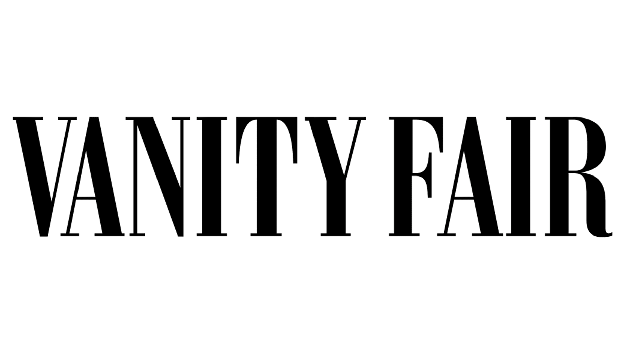 Vanity Fair logo in black text