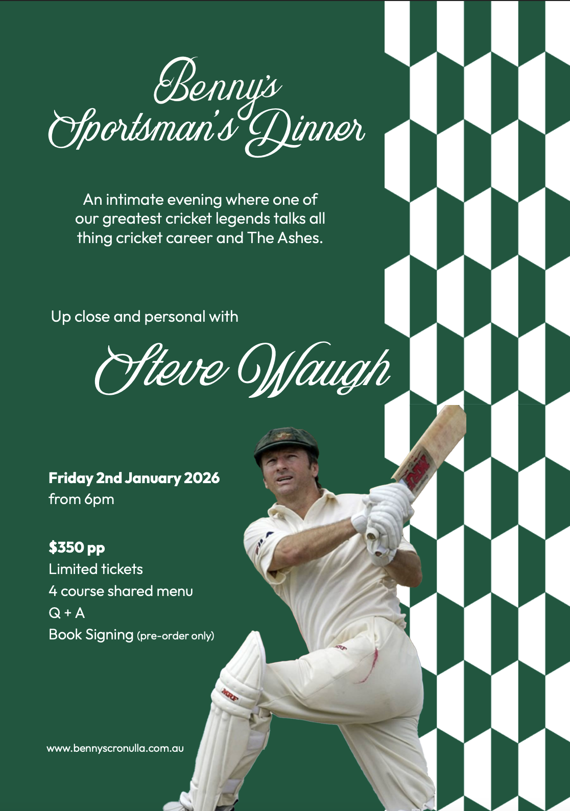 An Evening with Steve Waugh