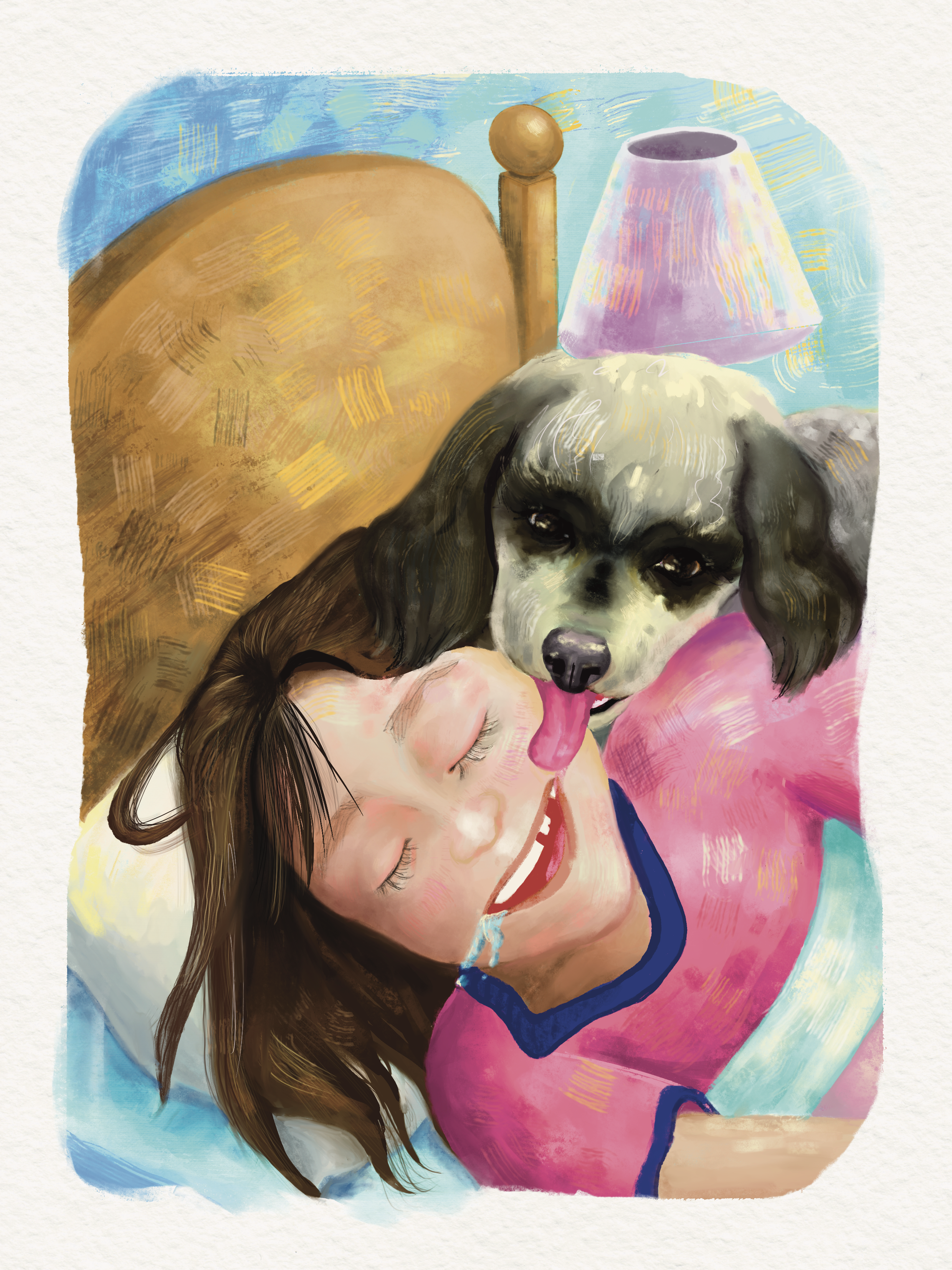 Ilustración de libro ilustrado “Copla a mi perro”