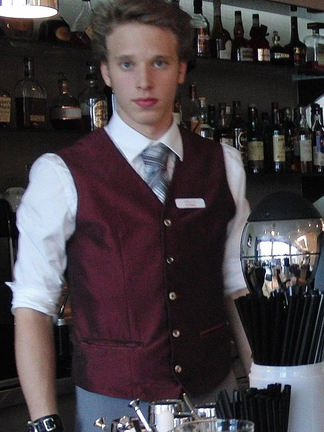 Once a bartender, always a bartender. Happy #worldbartenderday !

Some pictures through the years: 

No.1: Day one as 16-year old barback(in Germany you could do stuff like that) 
No.2: First week actually making cocktails behind a bar.
No.3: not eno
