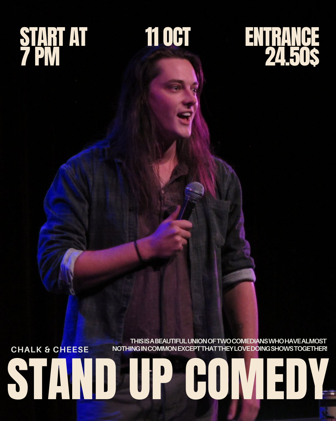 Stand-Up Comedy: Chalk & Cheese