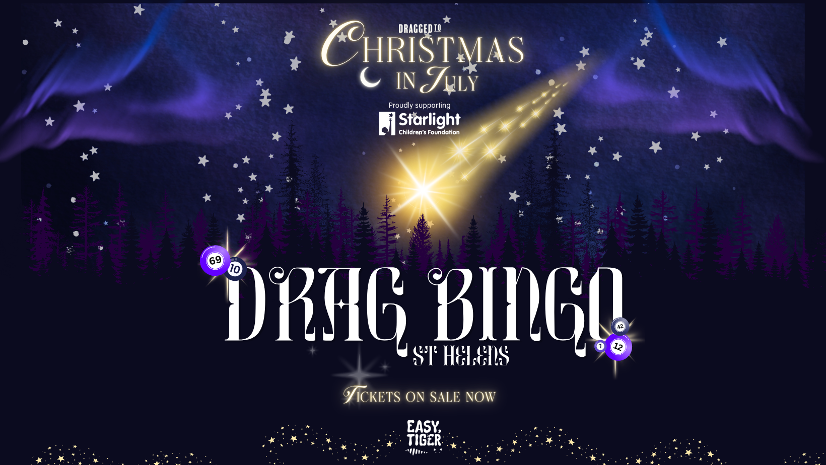 Drag Bingo Christmas In July Tour