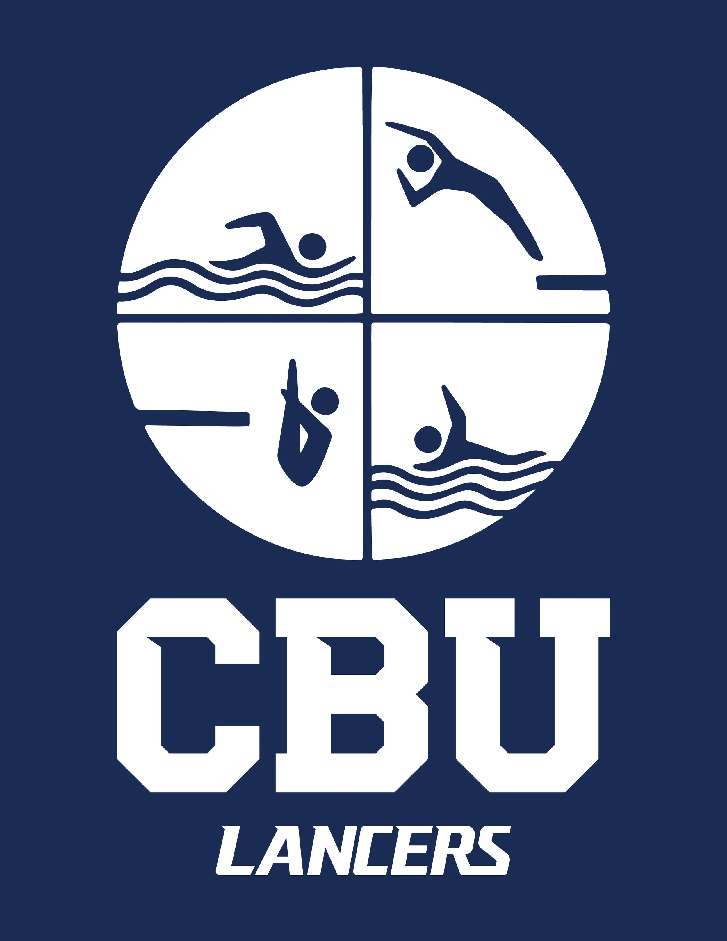 CBU SWIM/DIVE logos