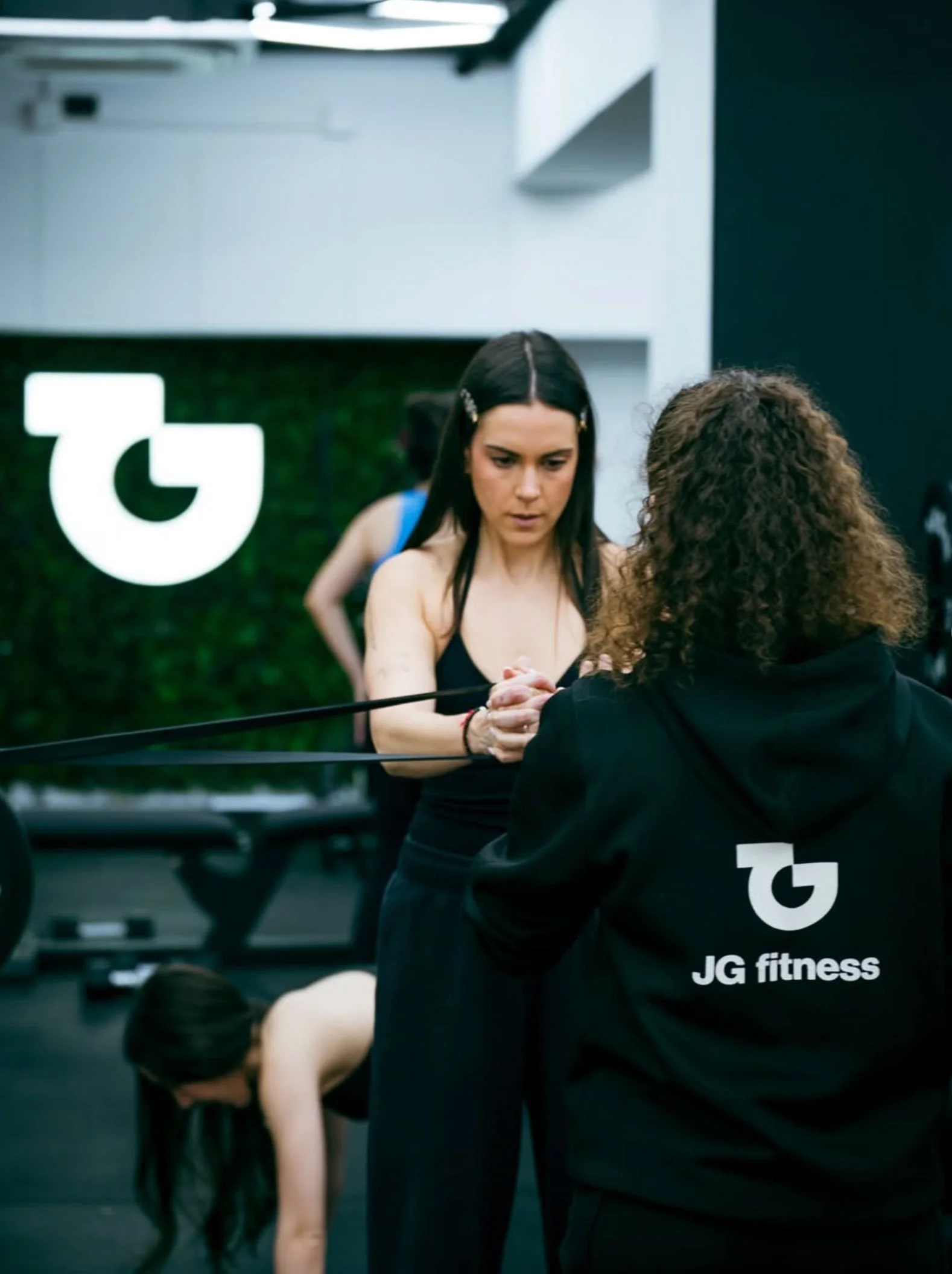 JG Fitness training facility and brand identity applications.