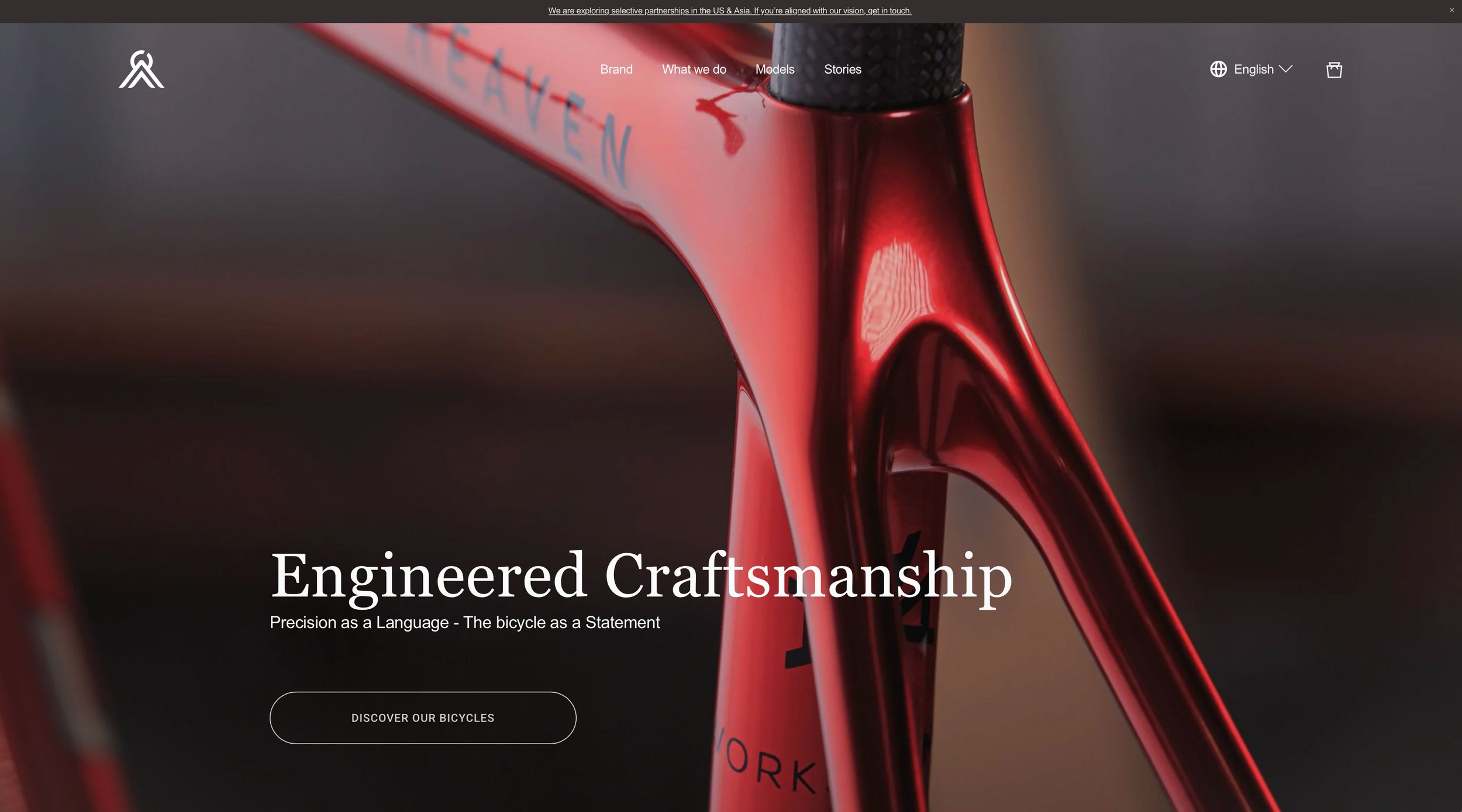 ANGEL Cycle Works website design and digital brand experience.