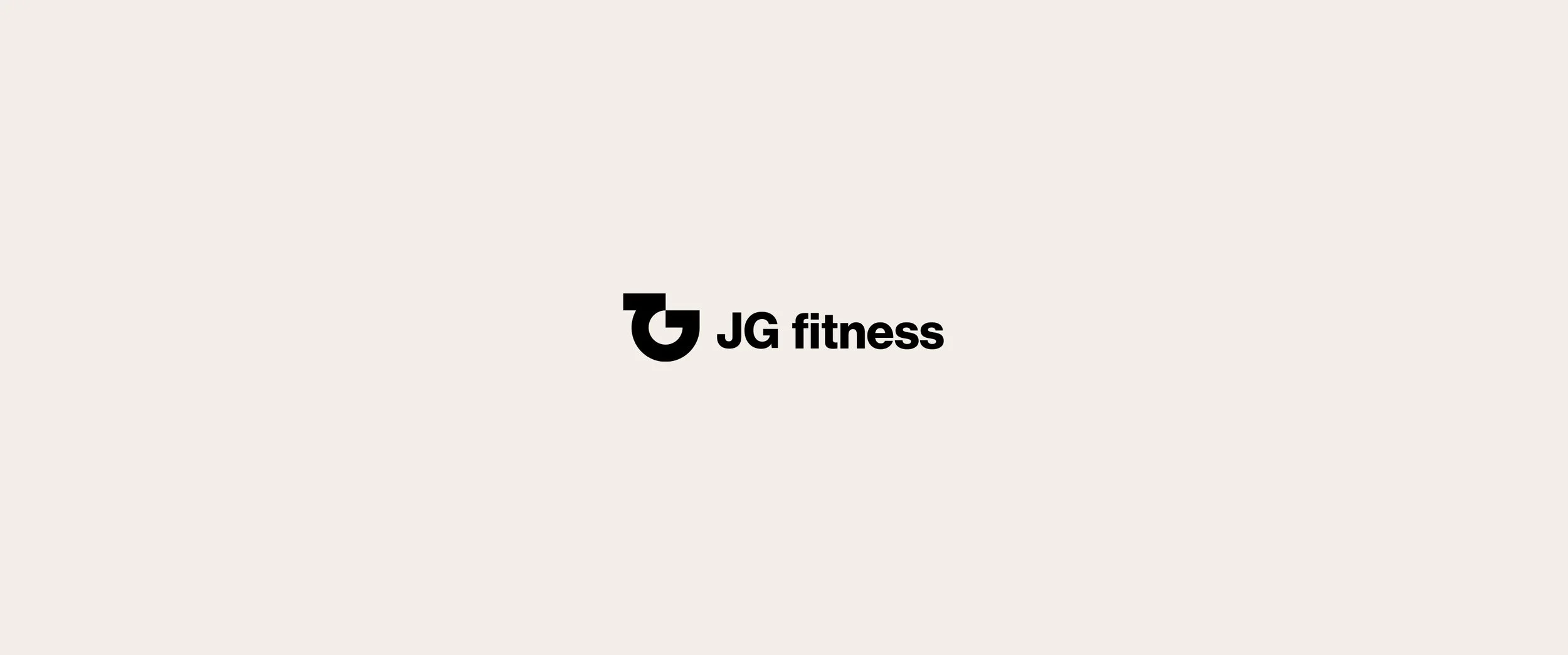 JG Fitness logo and corporate visual identity.