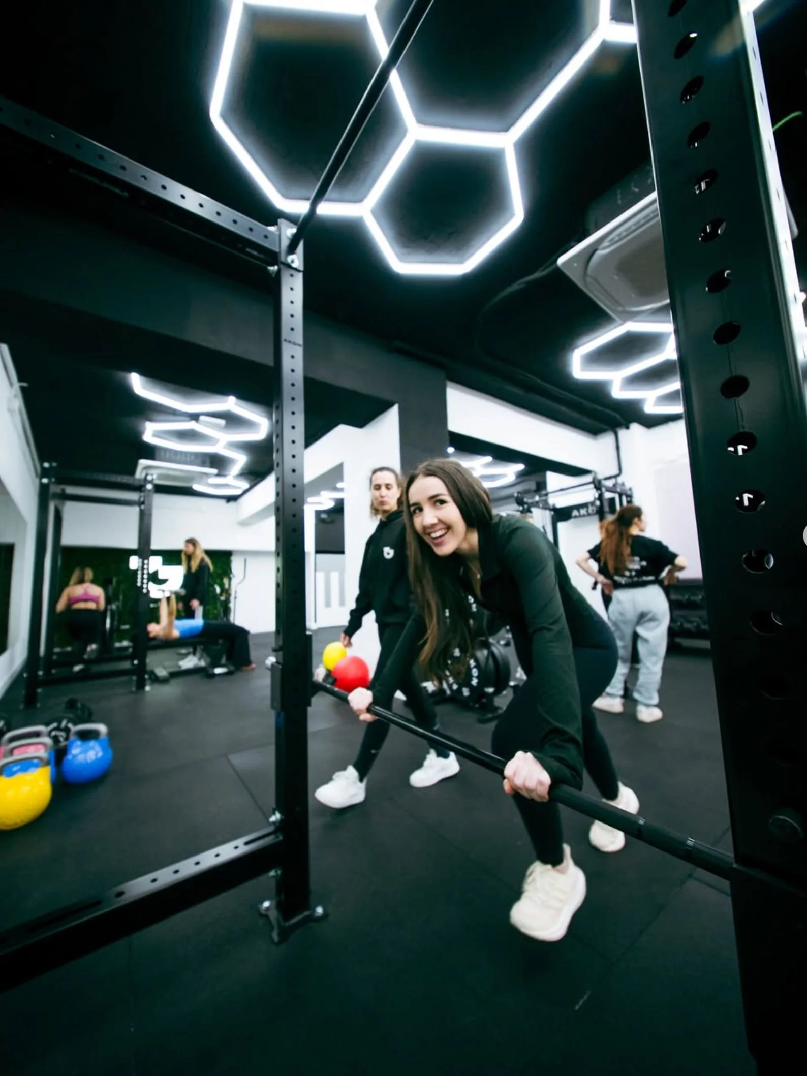 JG Fitness training facility and brand identity applications.