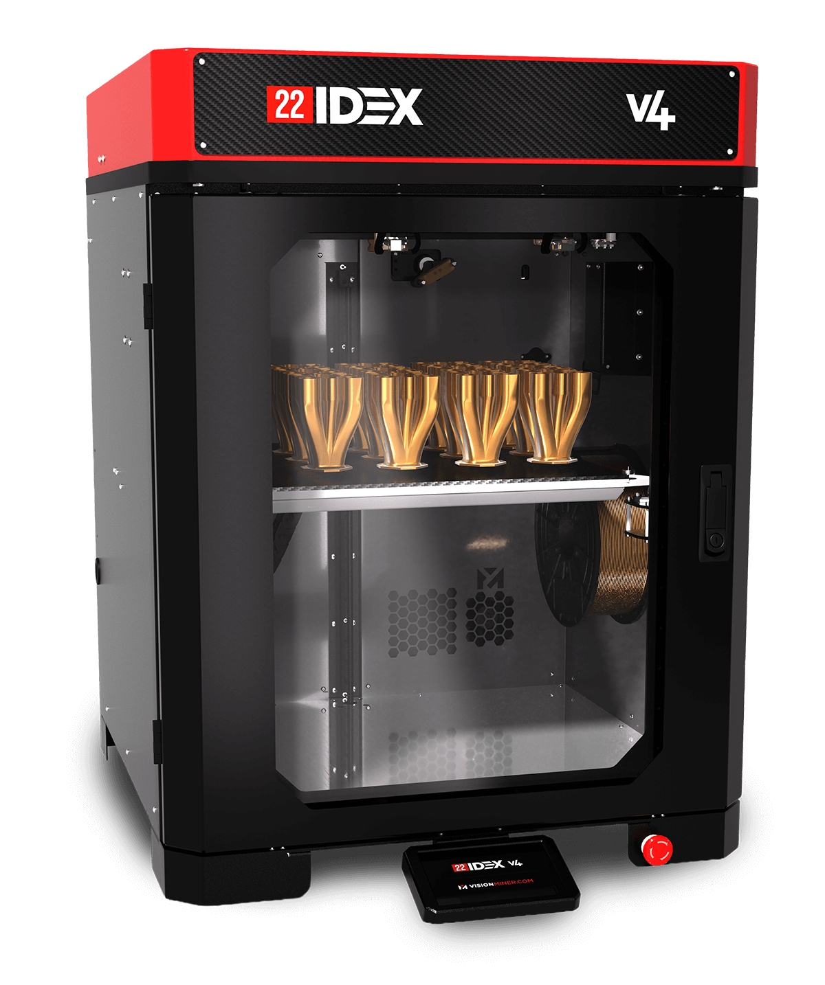Vision Miner 22 IDEX v4 High Temperature 3D printer